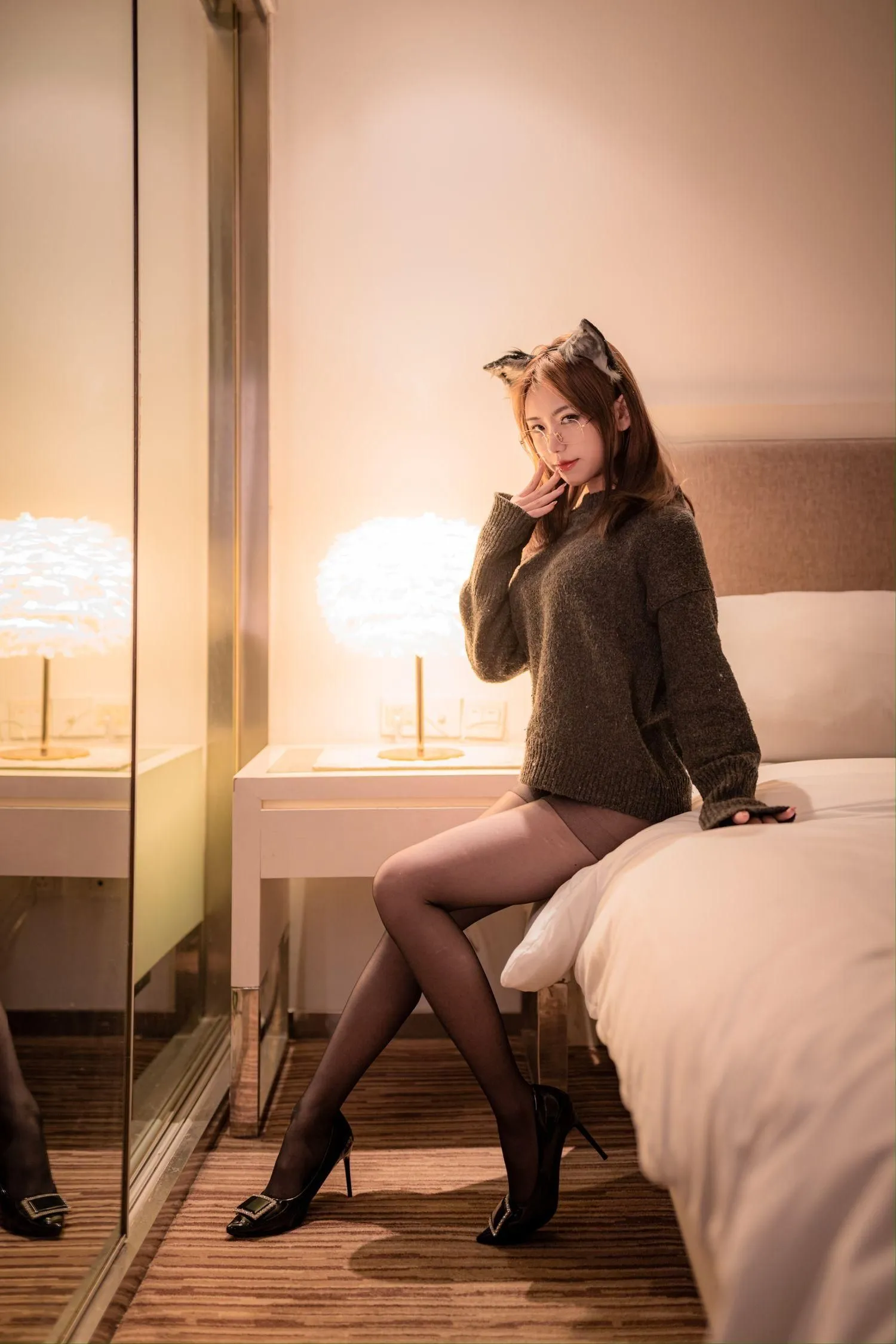 一北亦北 – NO.01 眼镜娘黑丝 [27P]插图6