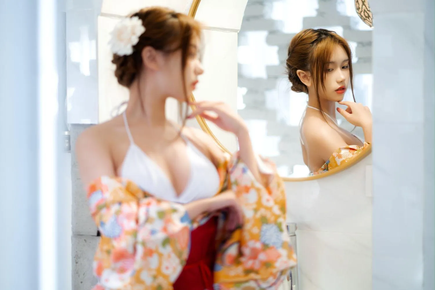 一北亦北 – NO.06 和服泳装 [26P]插图7