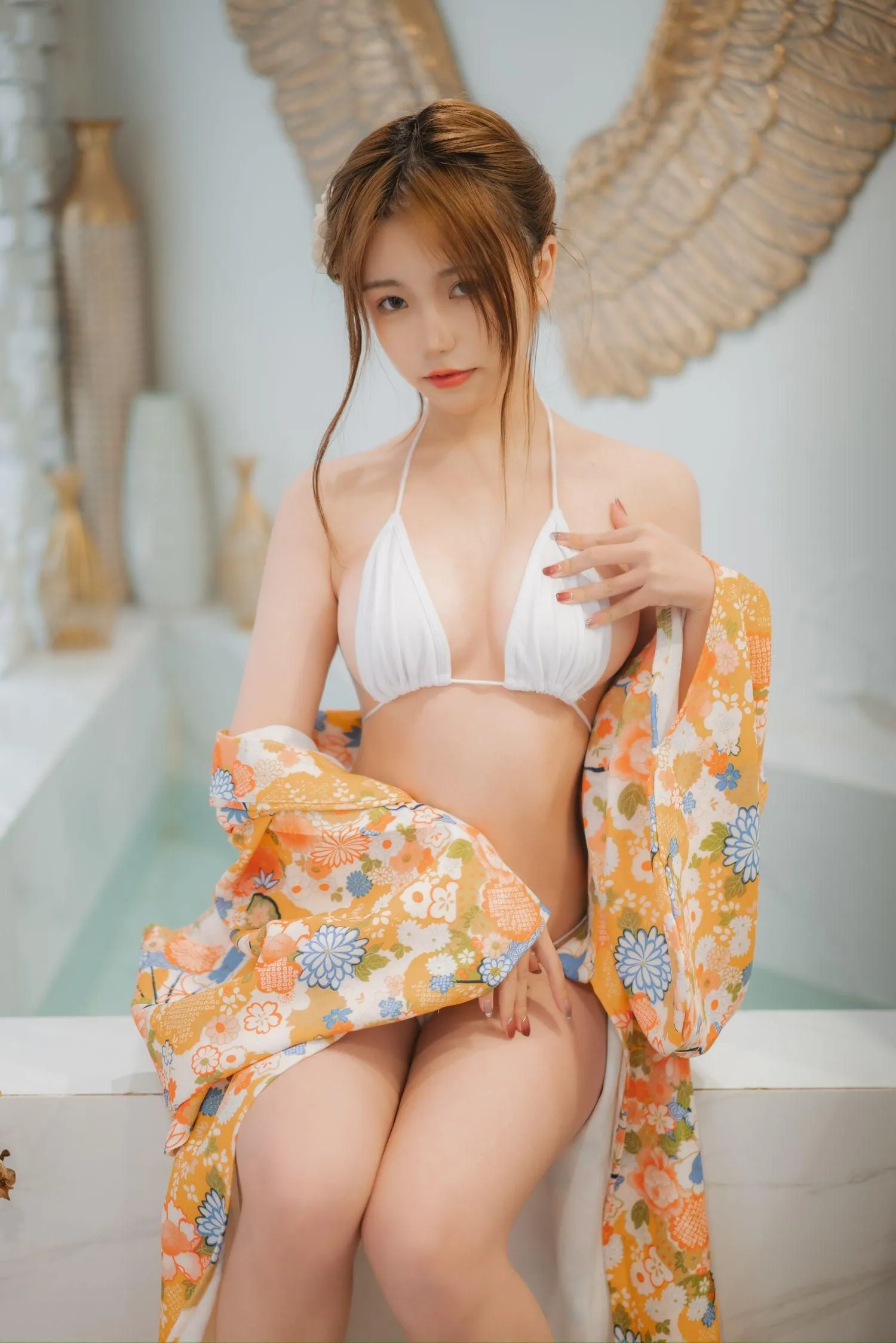 一北亦北 – NO.06 和服泳装 [26P]插图9