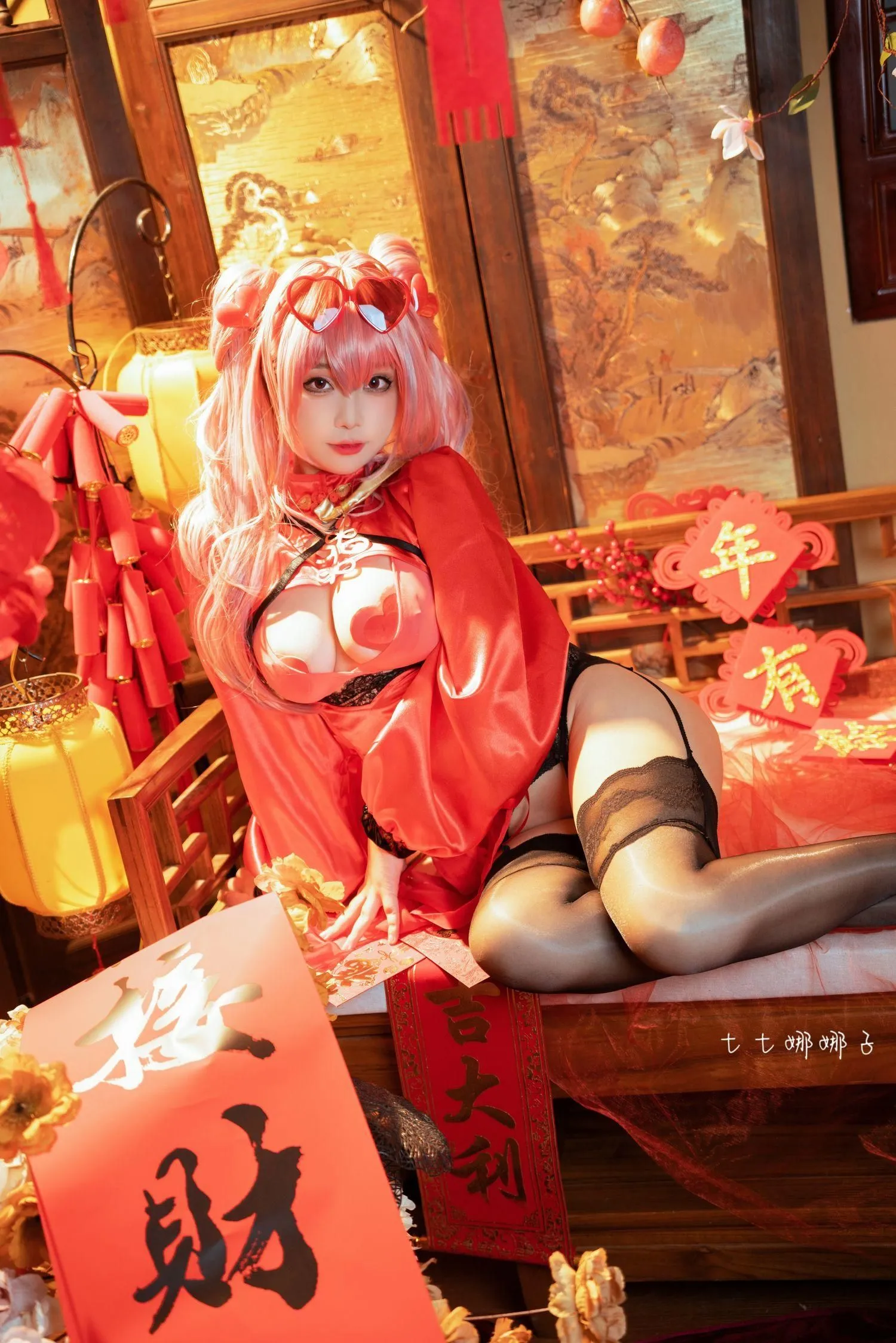 七七娜娜子 – NO.06 布莱默顿新春旗袍-布宝 [61P]插图7