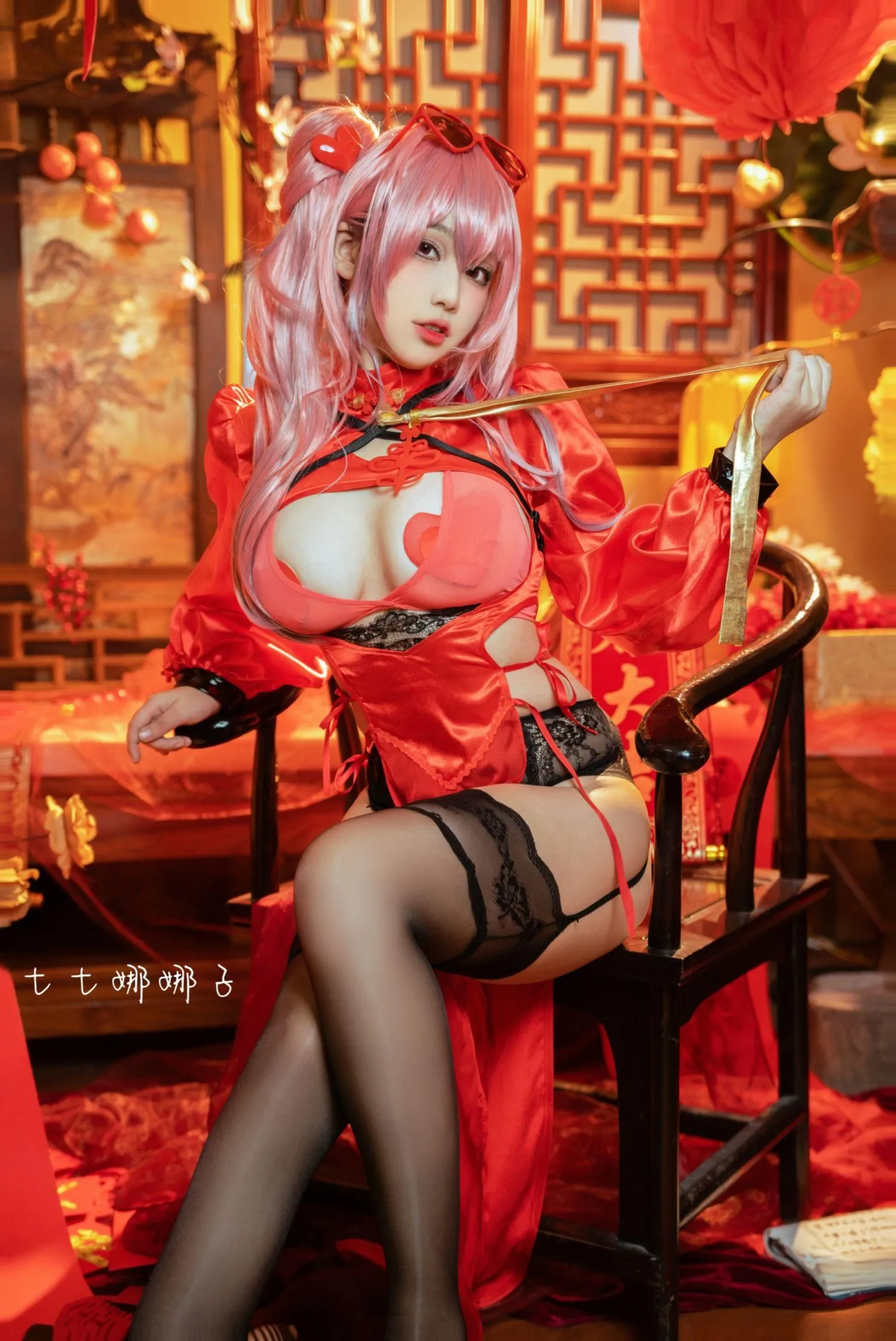 七七娜娜子 – NO.06 布莱默顿新春旗袍-布宝 [61P]插图1