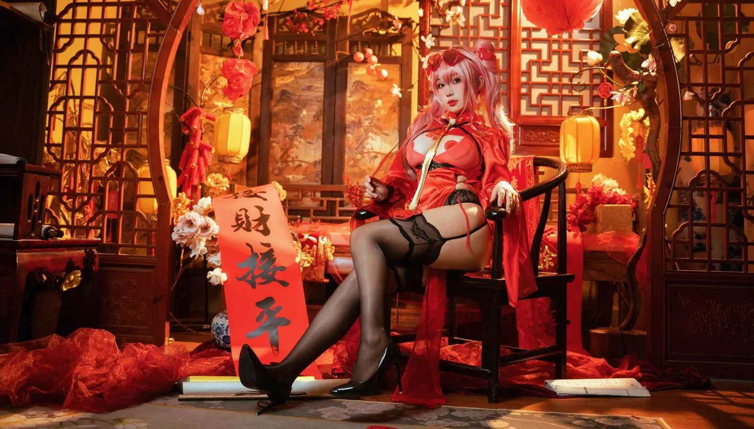 七七娜娜子 – NO.06 布莱默顿新春旗袍-布宝 [61P]插图6