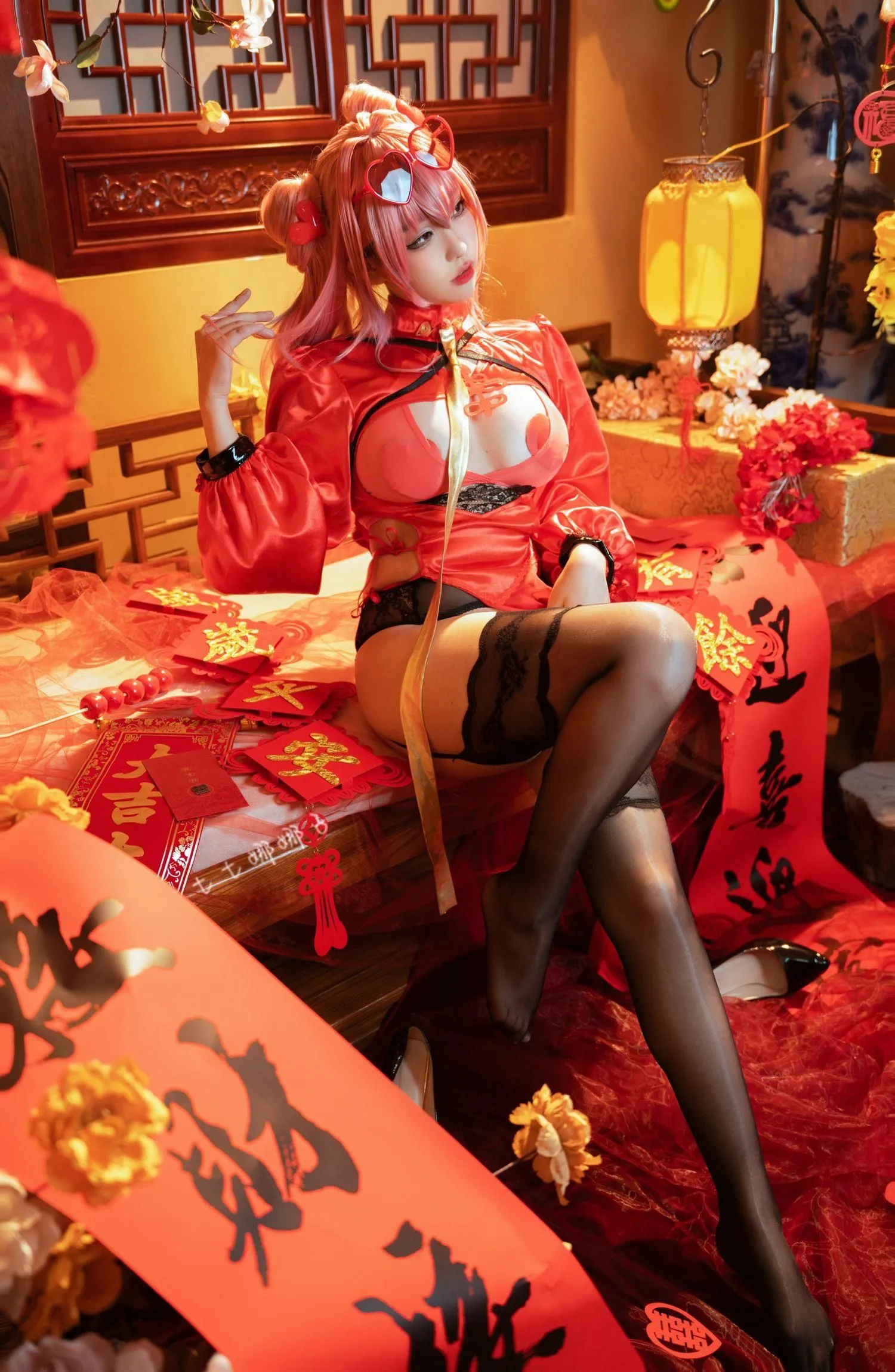 七七娜娜子 – NO.06 布莱默顿新春旗袍-布宝 [61P]插图5