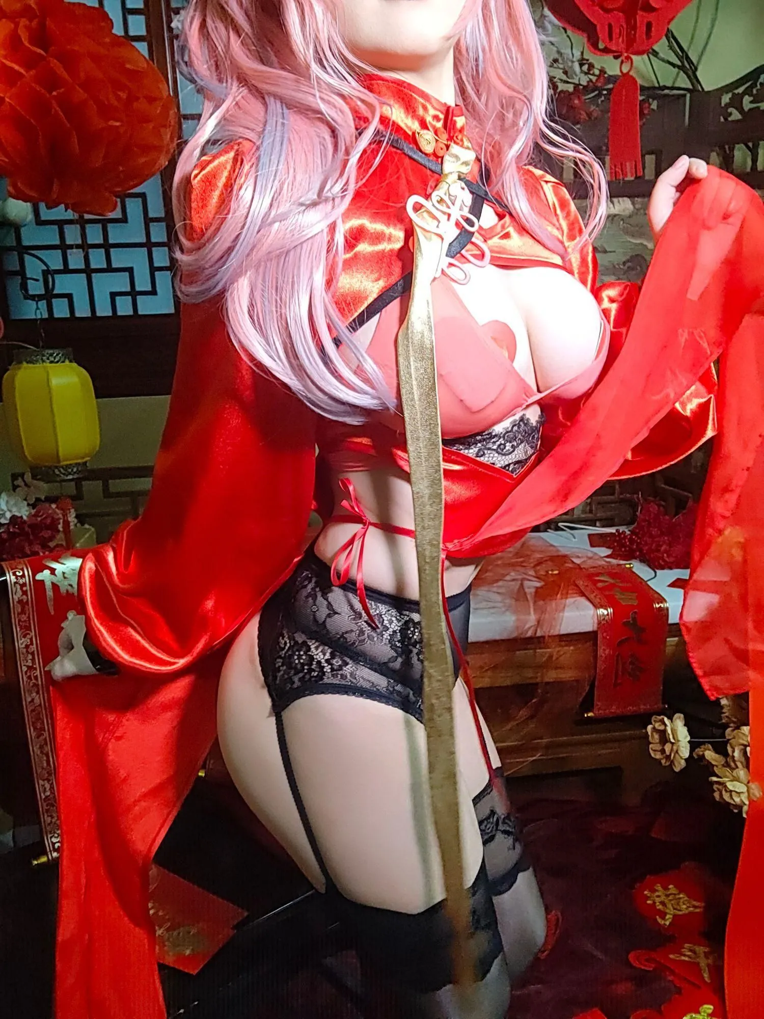 七七娜娜子 – NO.06 布莱默顿新春旗袍-布宝自拍 [47P]插图9