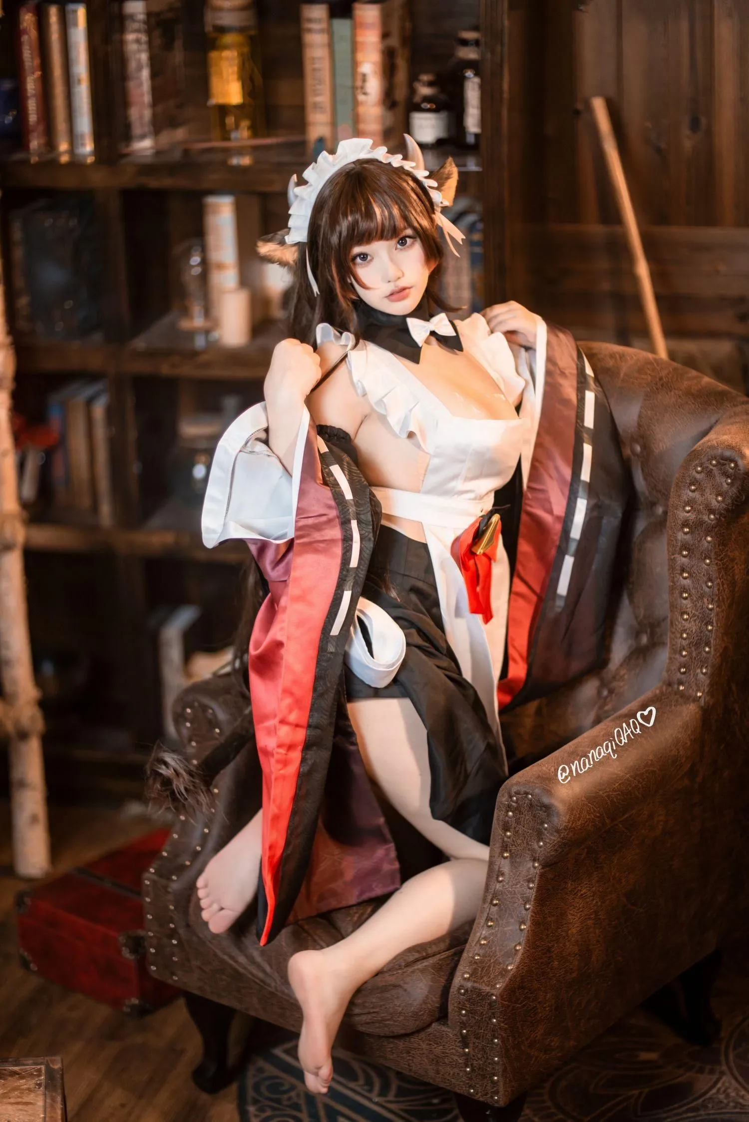 七七娜娜子 NO.12 樫野牛牛女仆 [42P]插图9