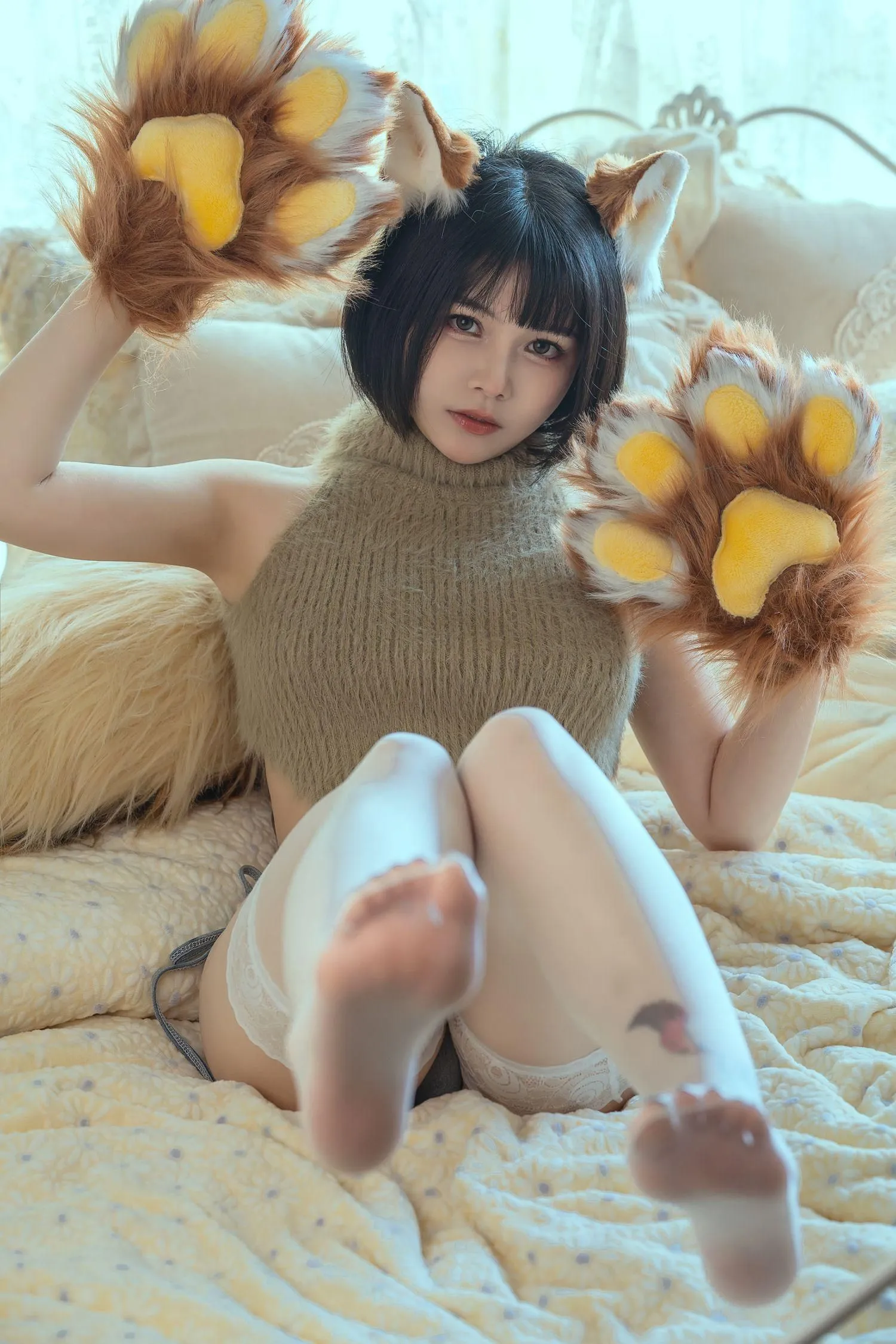 七月喵子 – NO.30 幻想兽娘集日食 牙牙 [26P]插图1