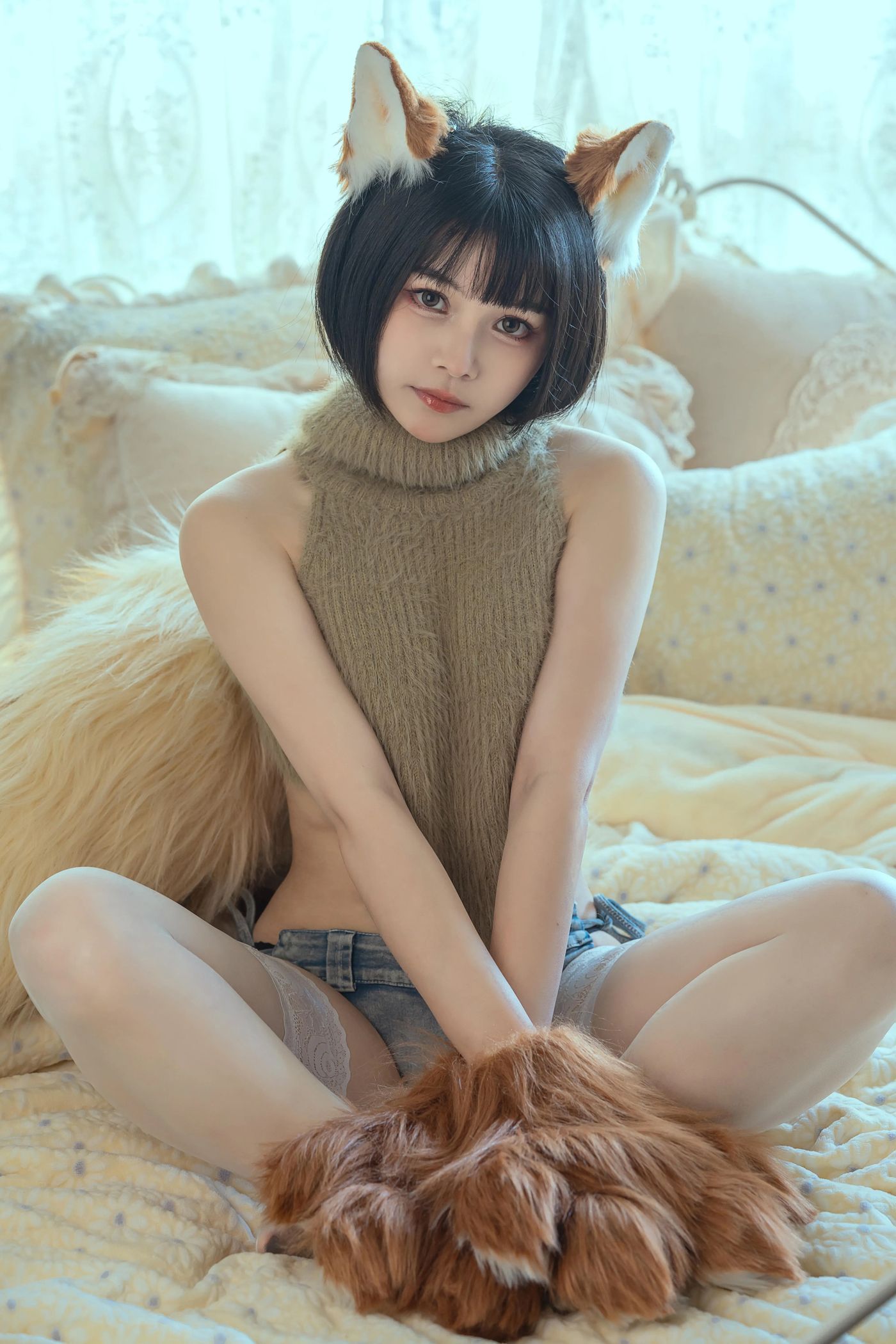 七月喵子 – NO.30 幻想兽娘集日食 牙牙 [26P]插图9