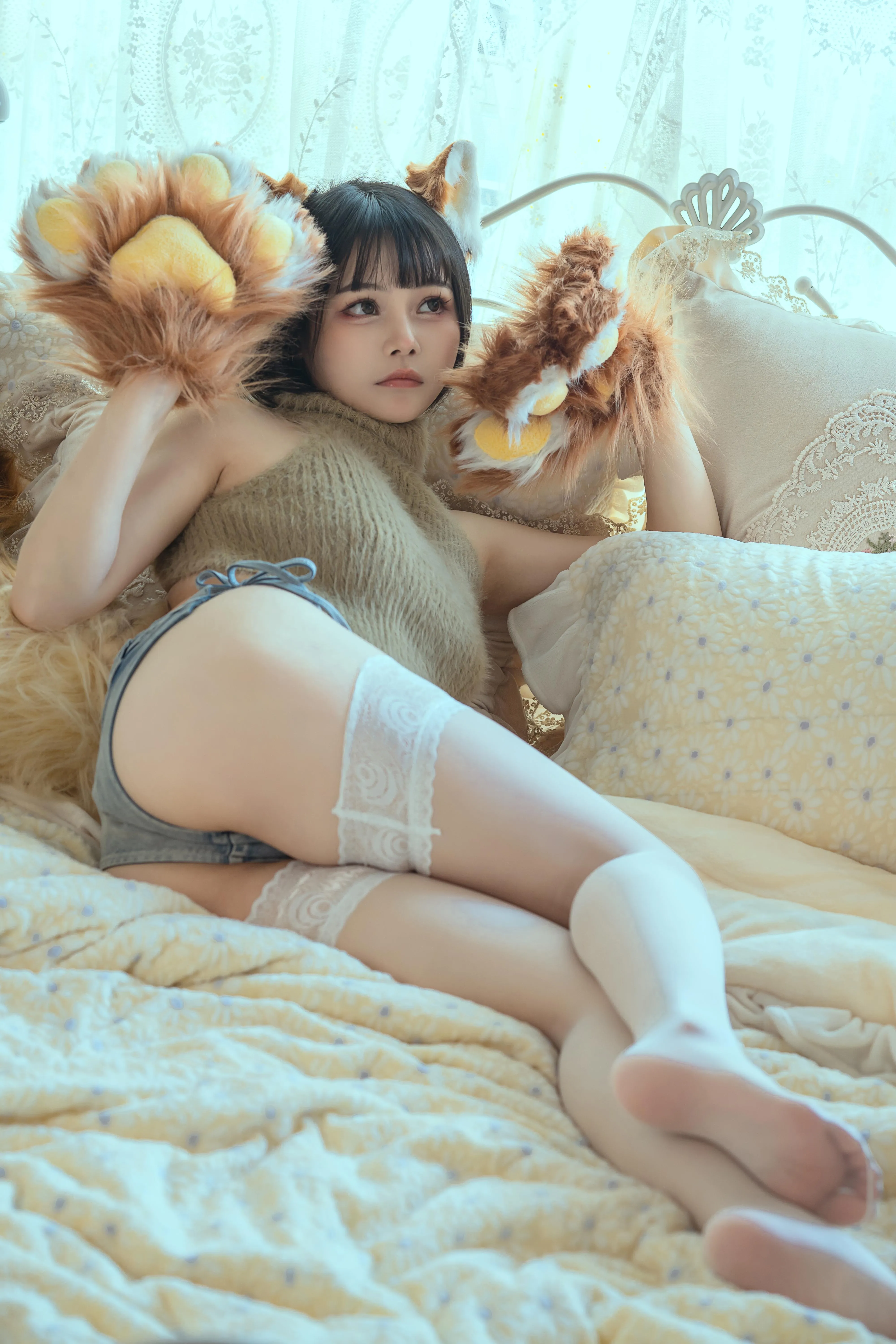七月喵子 – NO.30 幻想兽娘集日食 牙牙 [26P]插图5