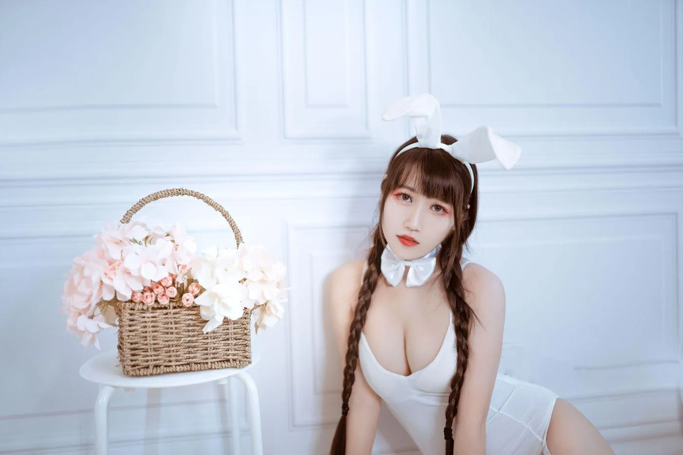 不呆猫 – NO.03 白色兔女郎 [28P]插图7