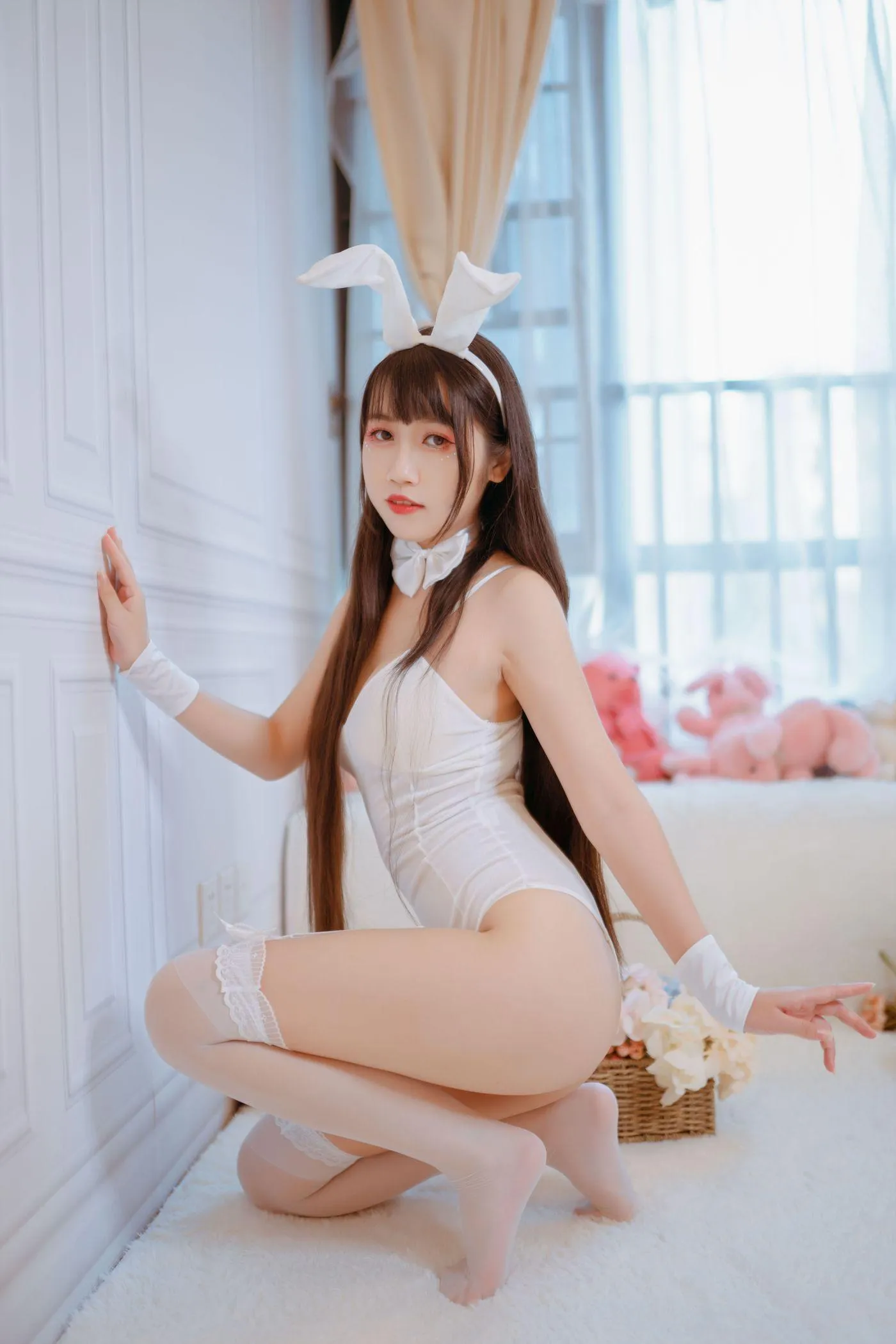 不呆猫 – NO.03 白色兔女郎 [28P]插图3