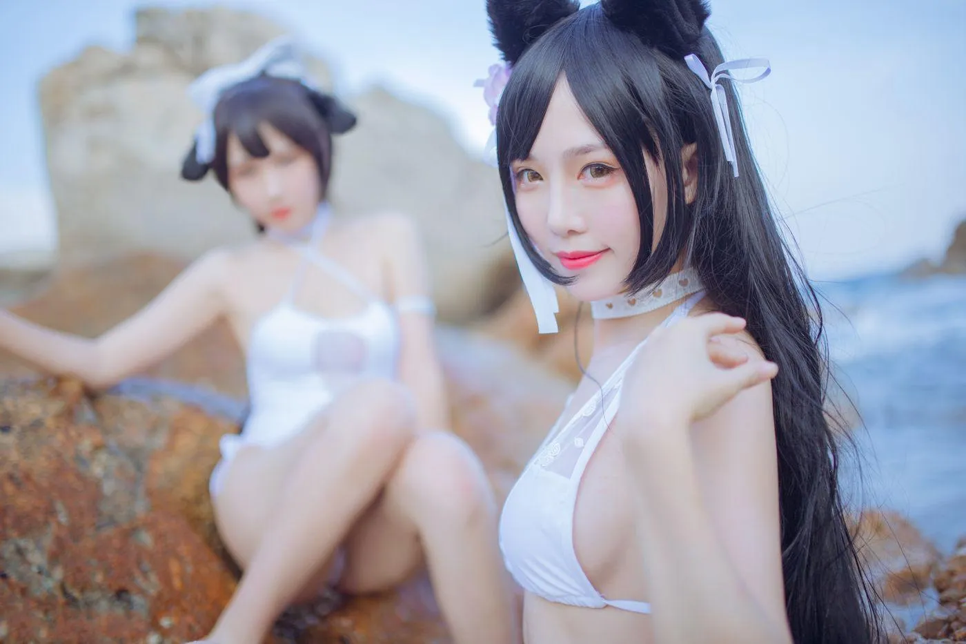 不呆猫 – NO.07 ×抖娘 獒犬海边泳装 [42P]插图9