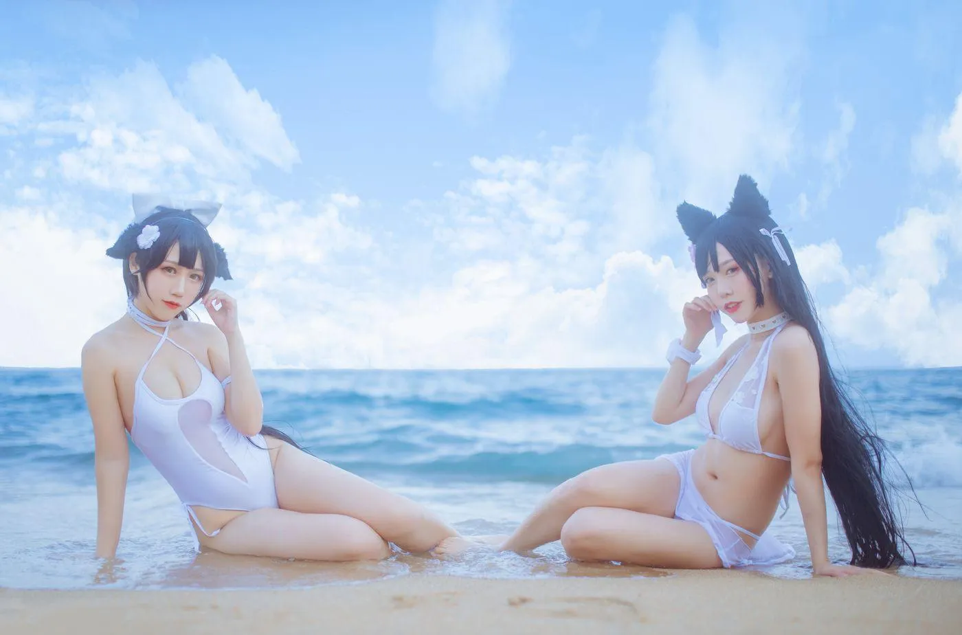 不呆猫 – NO.07 ×抖娘 獒犬海边泳装 [42P]插图8