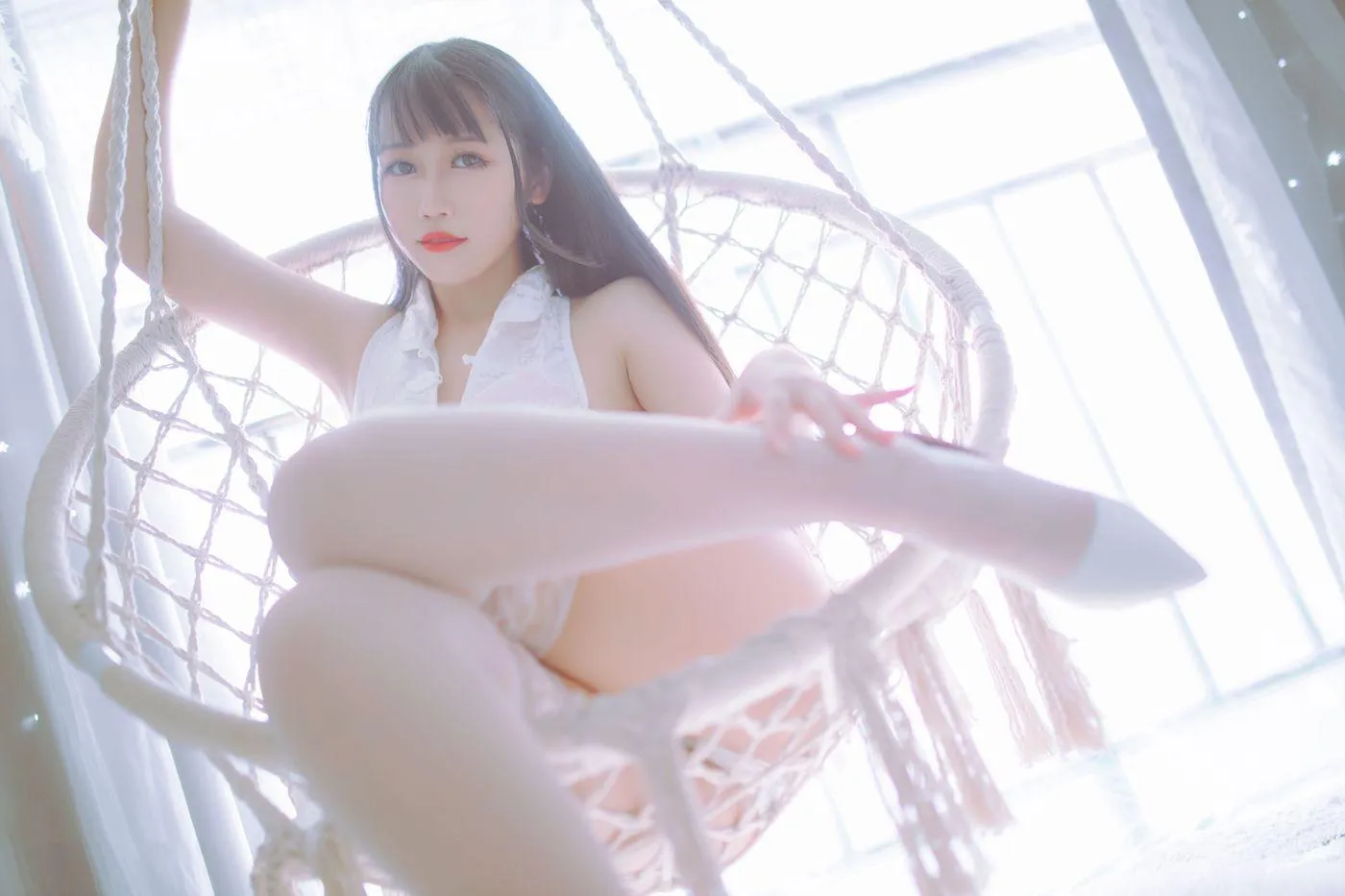不呆猫 – NO.08 ×抖娘 黑白旗袍双子 [41P]插图2