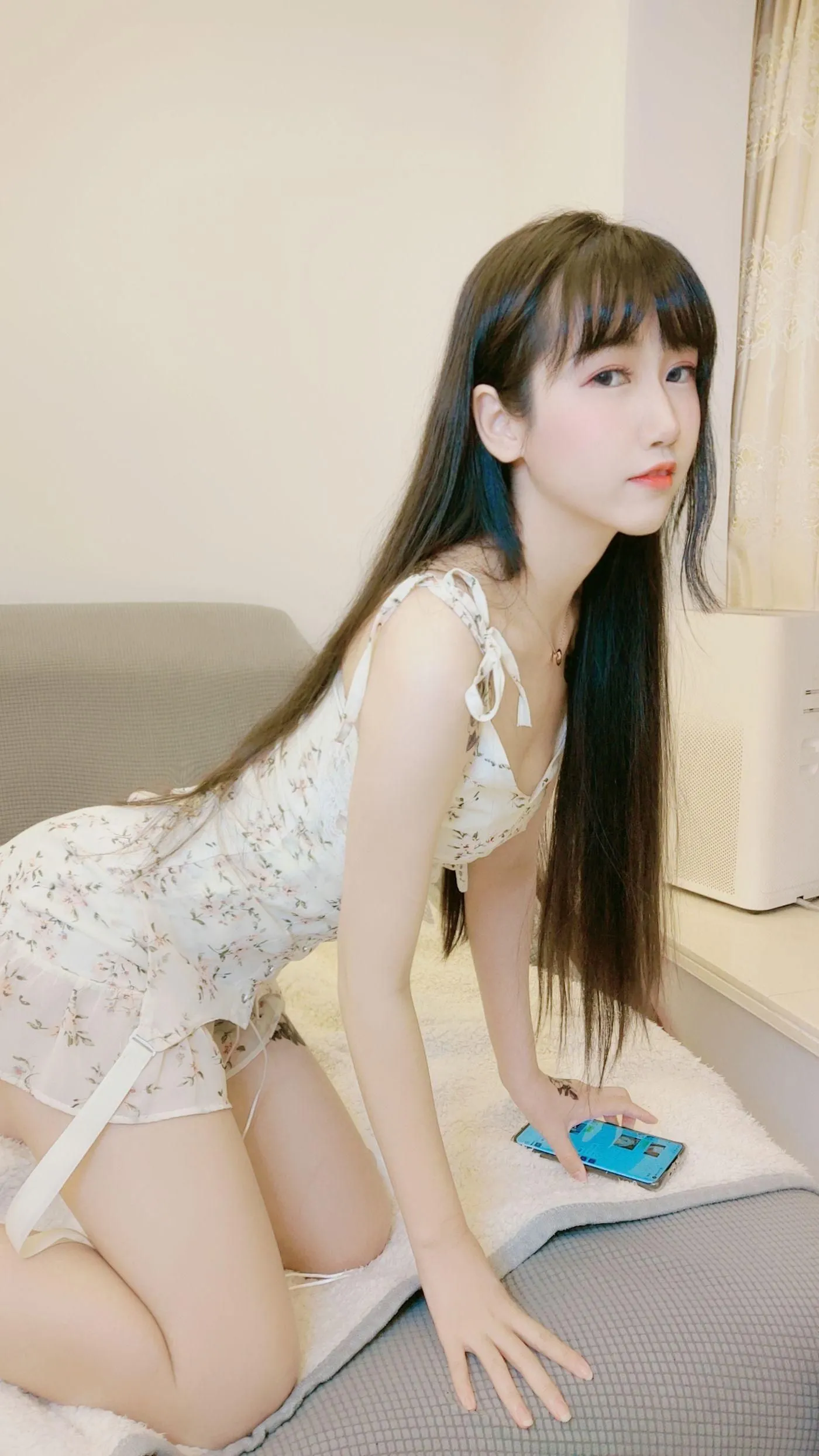 不呆猫 – NO.16 温柔风连衣裙 [15P]插图9