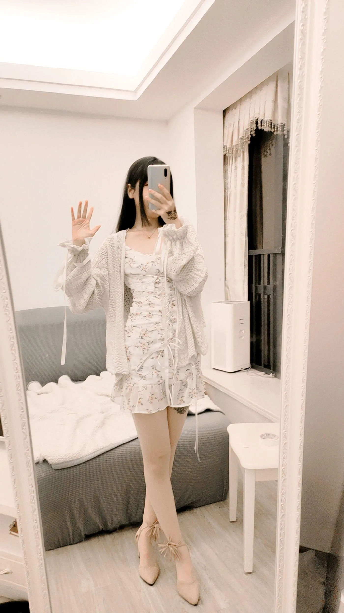 不呆猫 – NO.16 温柔风连衣裙 [15P]插图4