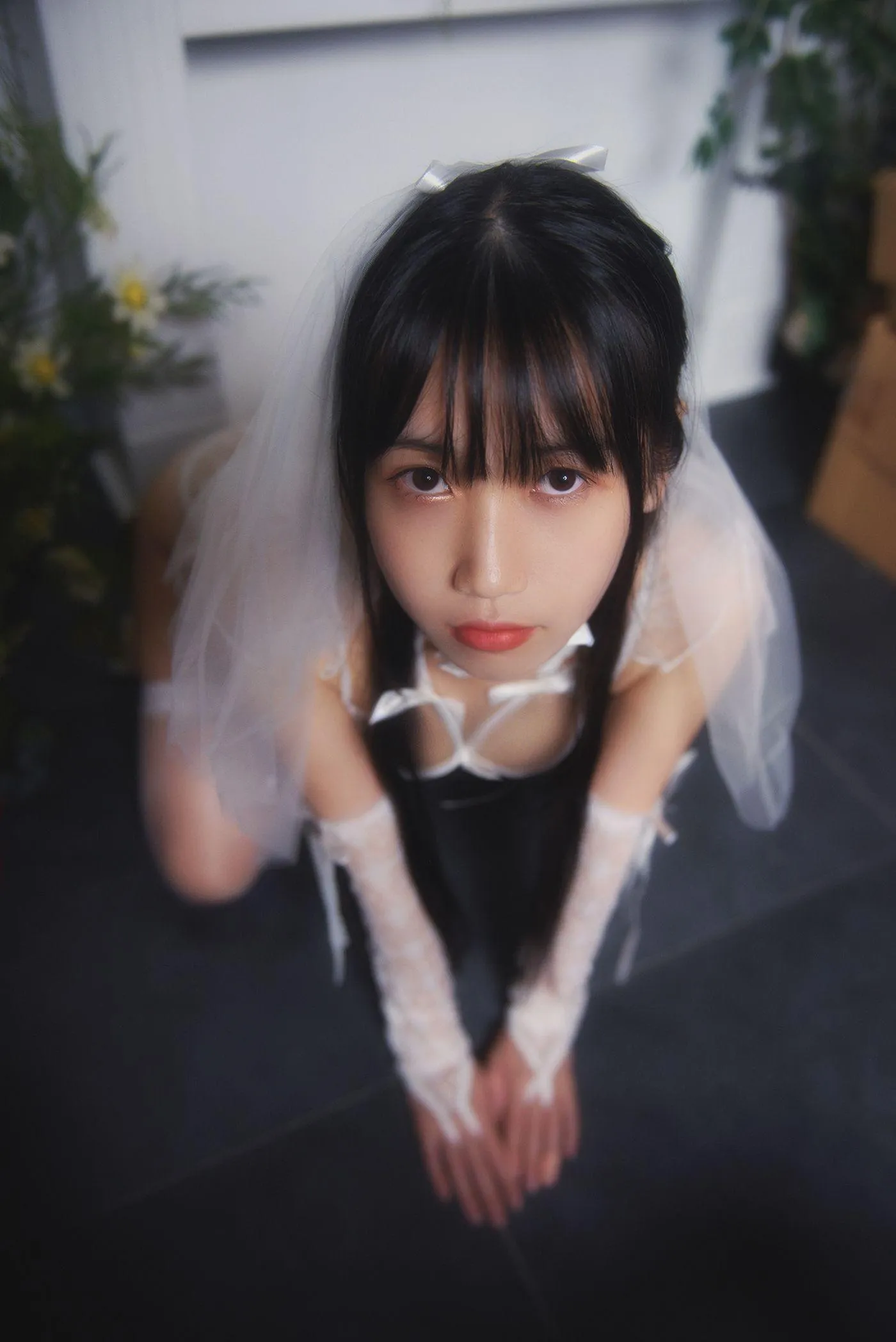 不呆猫 – NO.21 白色情趣婚纱 [24P]插图4