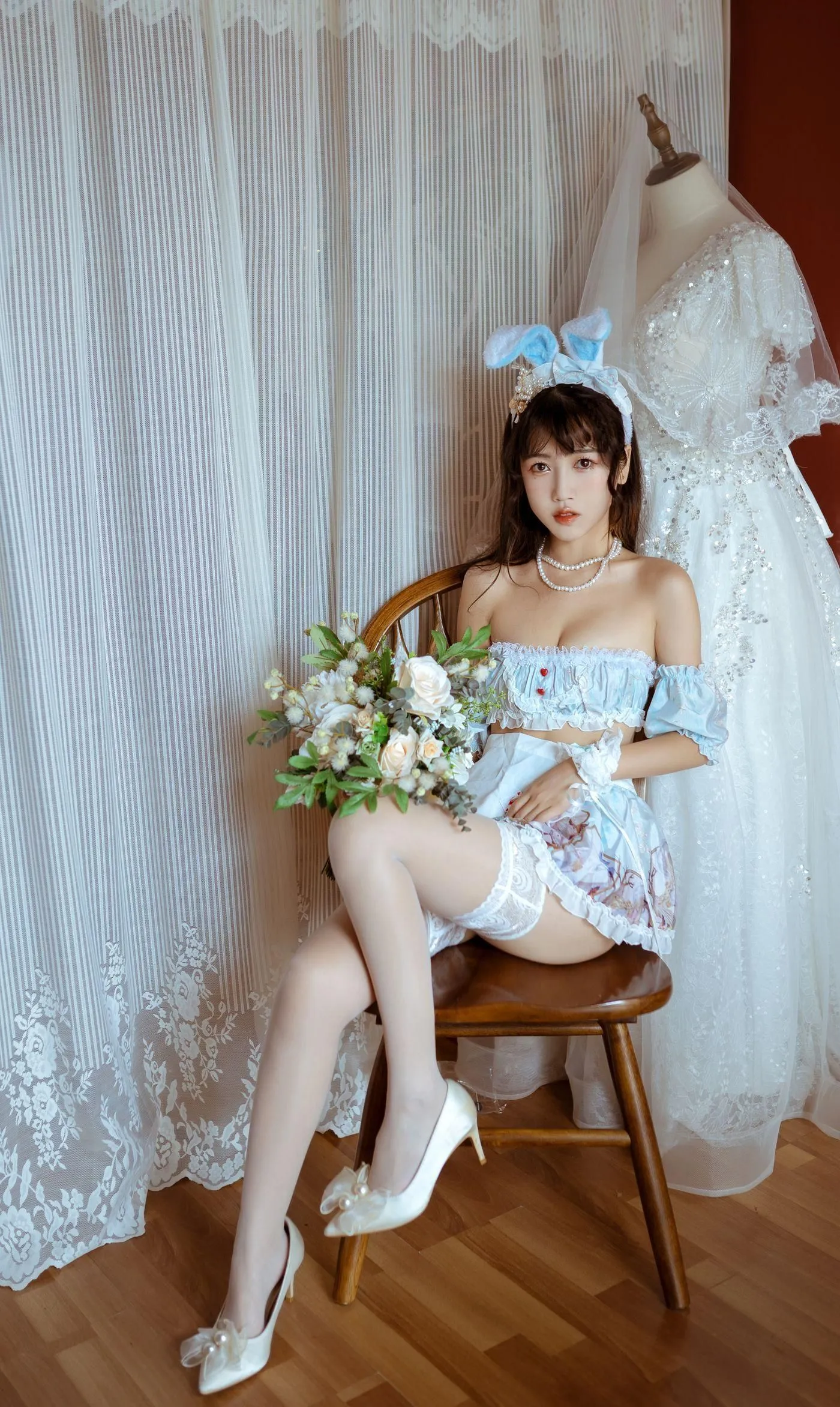 不呆猫 – NO.25 兔子女友 [55P]插图4