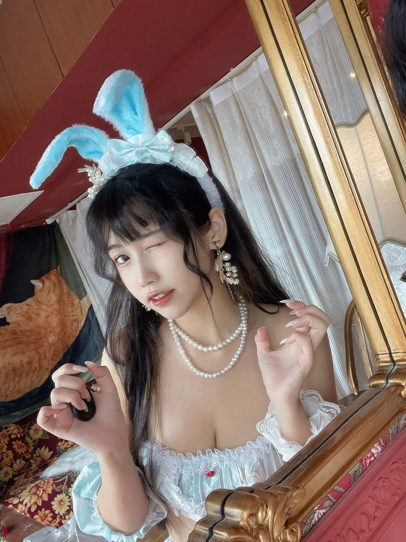 不呆猫 – NO.25 兔子女友 [55P]插图4