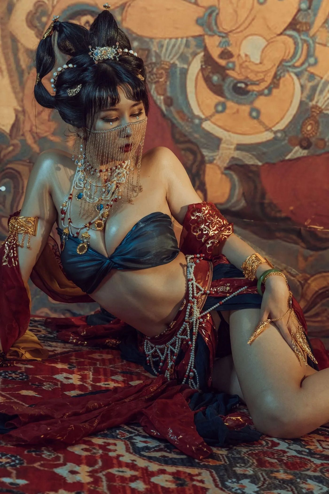 云溪溪 – NO.01 奶桃 敦煌 [45P]插图6