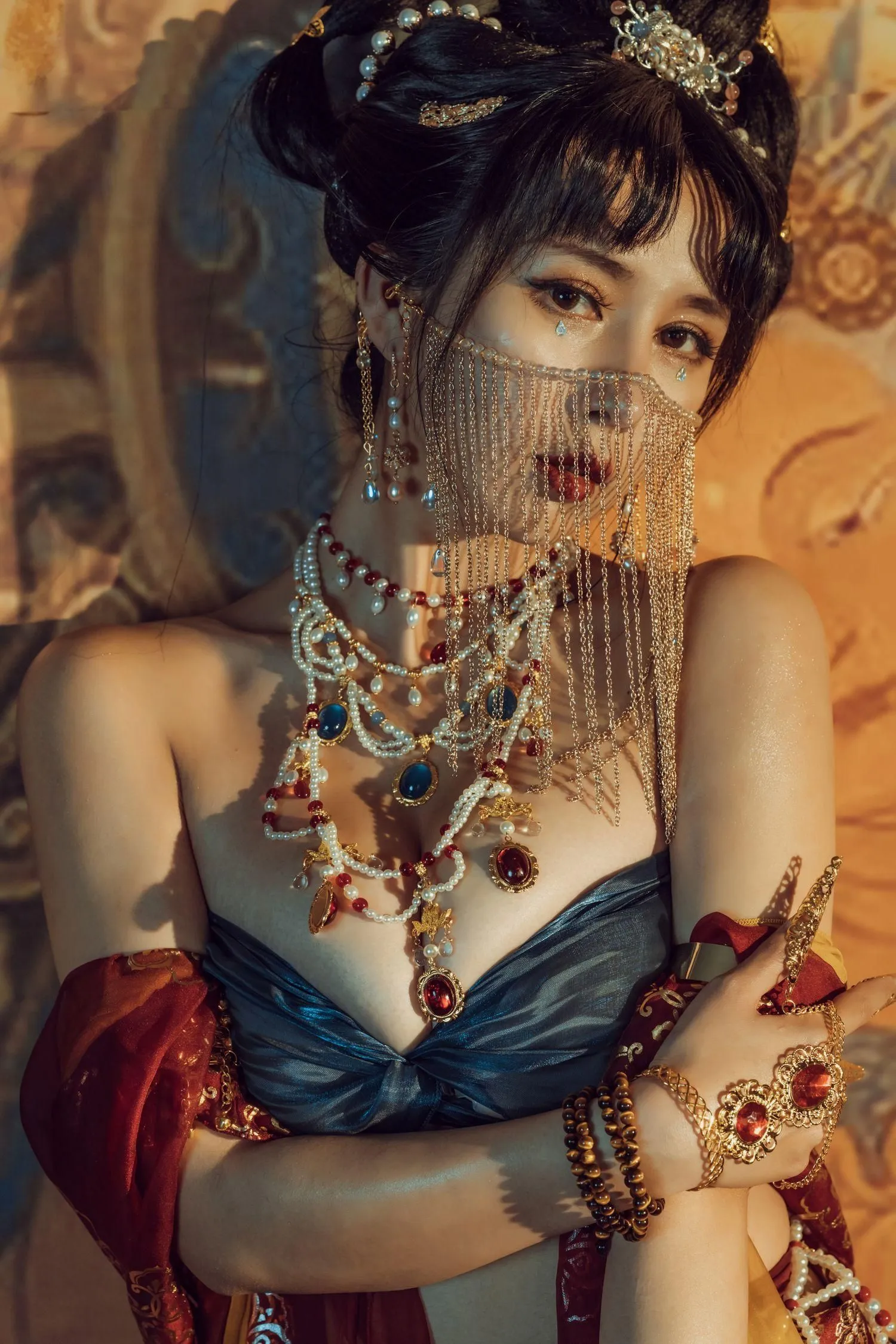 云溪溪 – NO.01 奶桃 敦煌 [45P]插图2