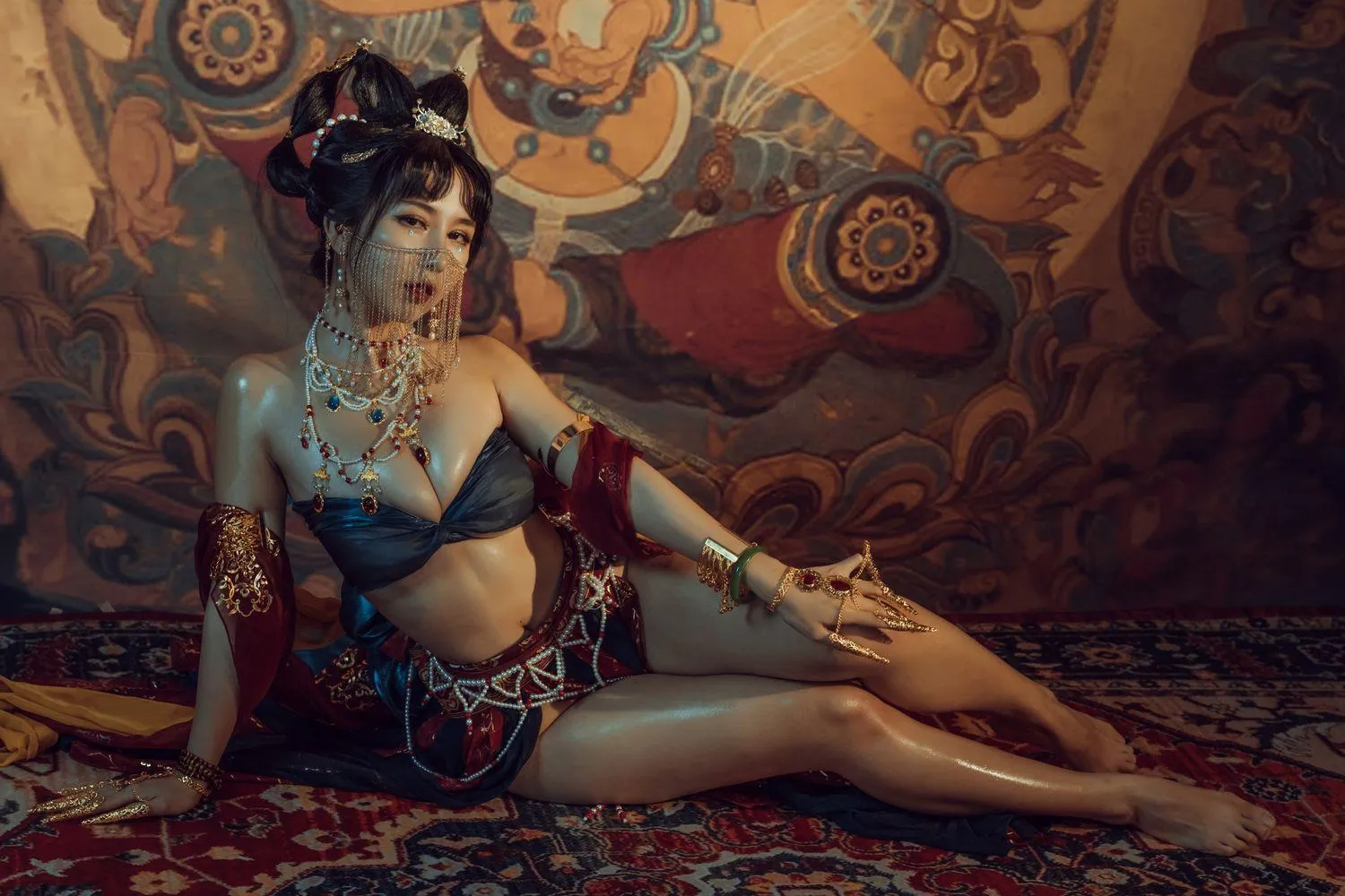 云溪溪 – NO.01 奶桃 敦煌 [45P]插图6