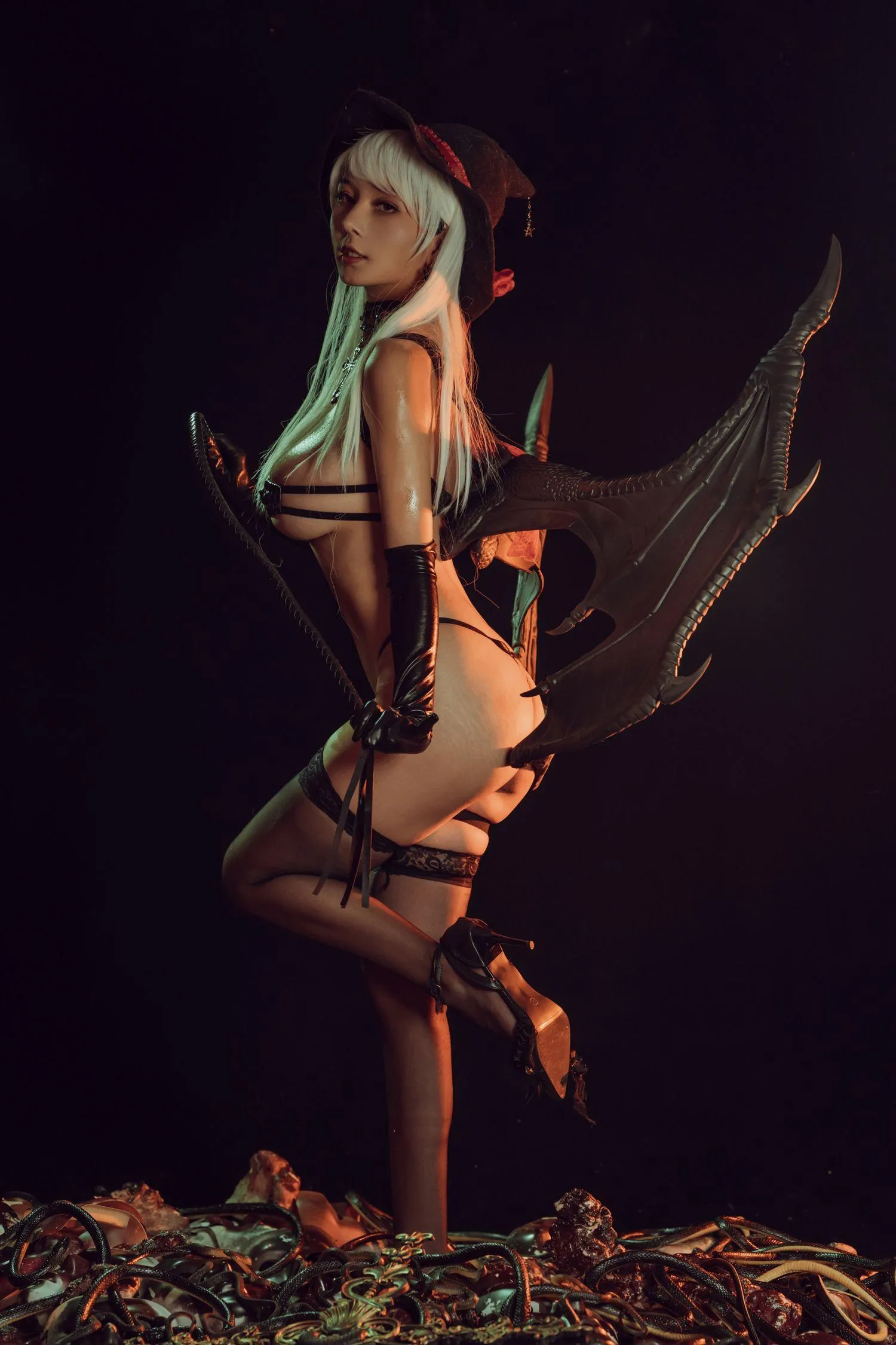云溪溪 – NO.13 奶桃 恶魔姐姐-恶魔姐姐 [40P]插图9
