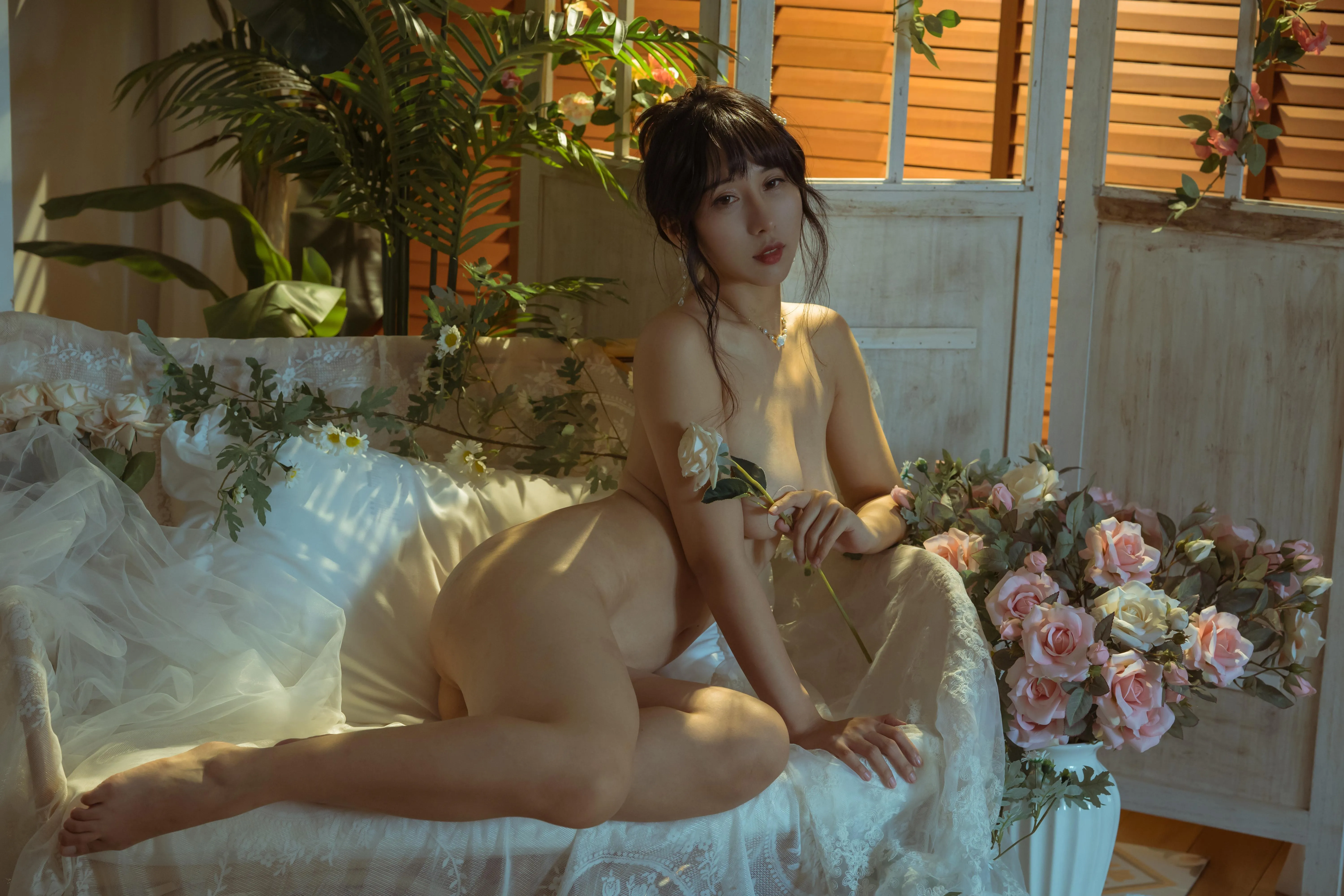云溪溪 – NO.15 奶桃 黄昏 [41P]插图3