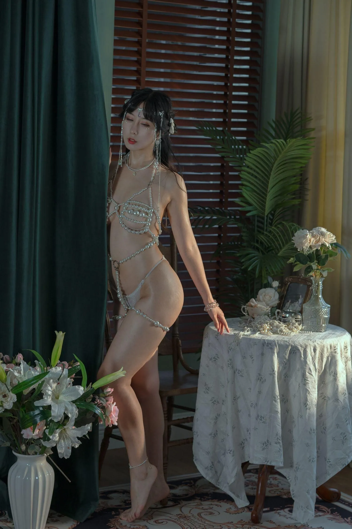 云溪溪 – NO.27 奶桃 薄暮 [50P]插图1