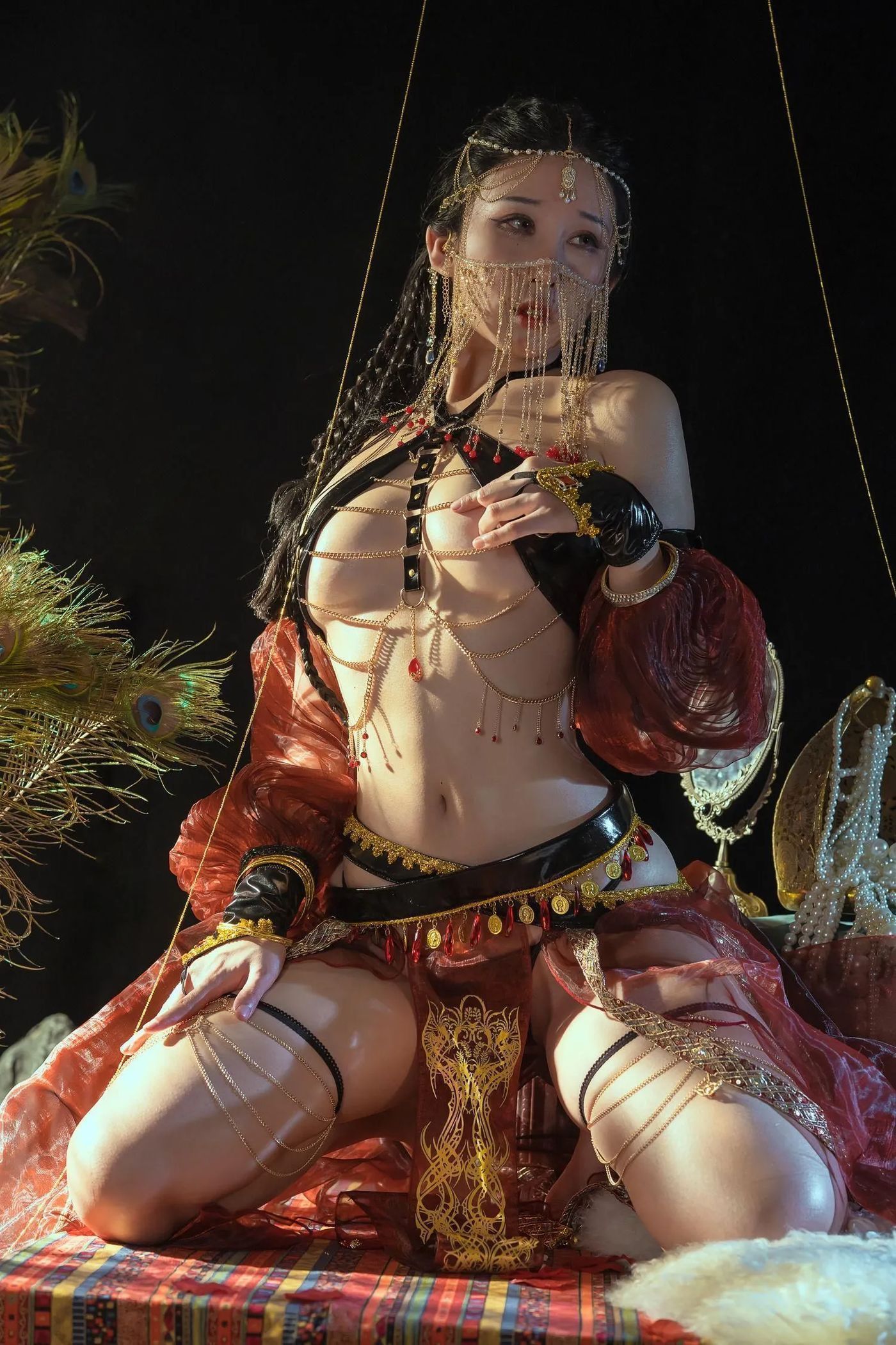 云溪溪 – NO.32 奶桃 深渊舞娘 [46P]插图2