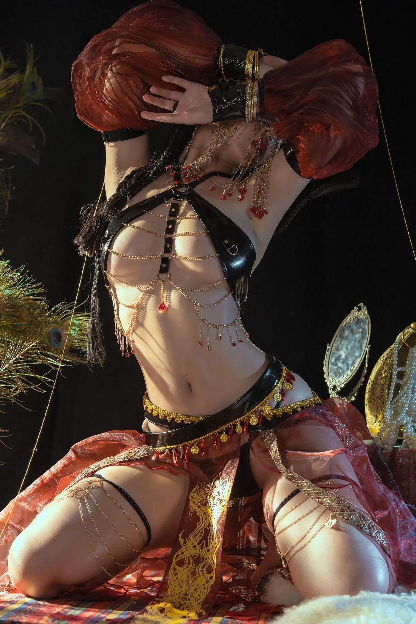 云溪溪 – NO.32 奶桃 深渊舞娘 [46P]插图1