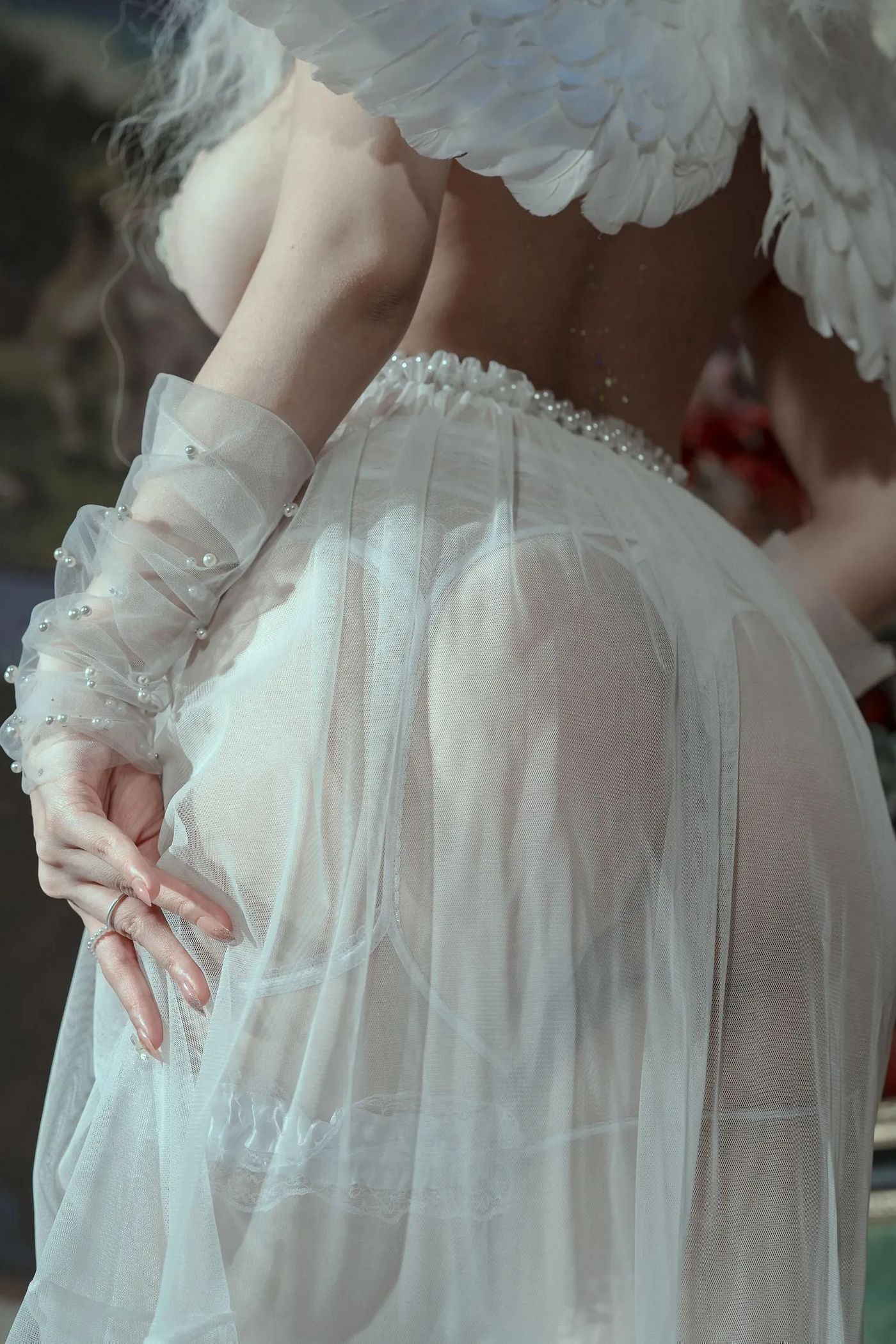 云溪溪 – NO.33 奶桃 N44天使 [50P]插图6