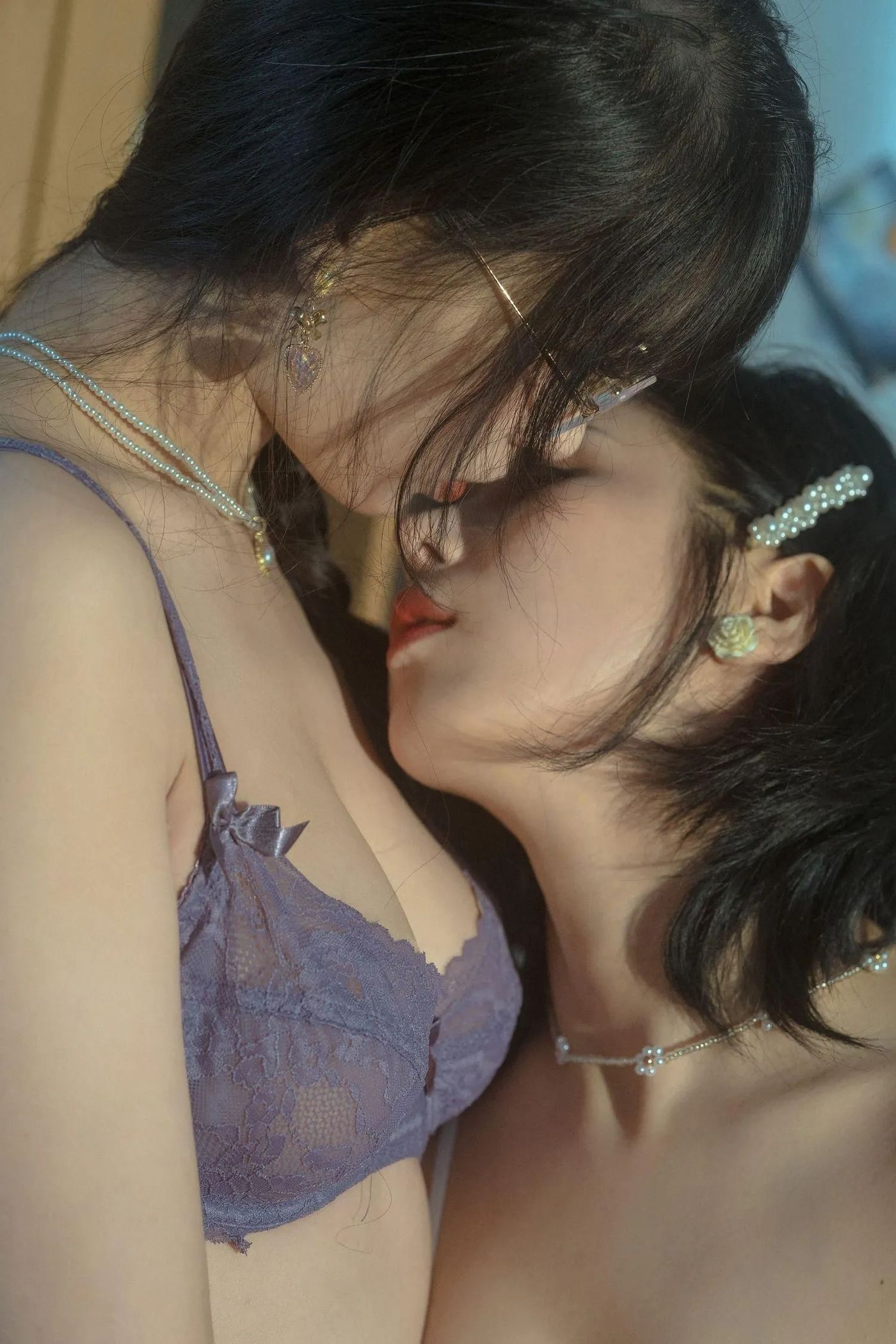 云溪溪 – NO.48 奶桃 花吟系列 [150P]插图3