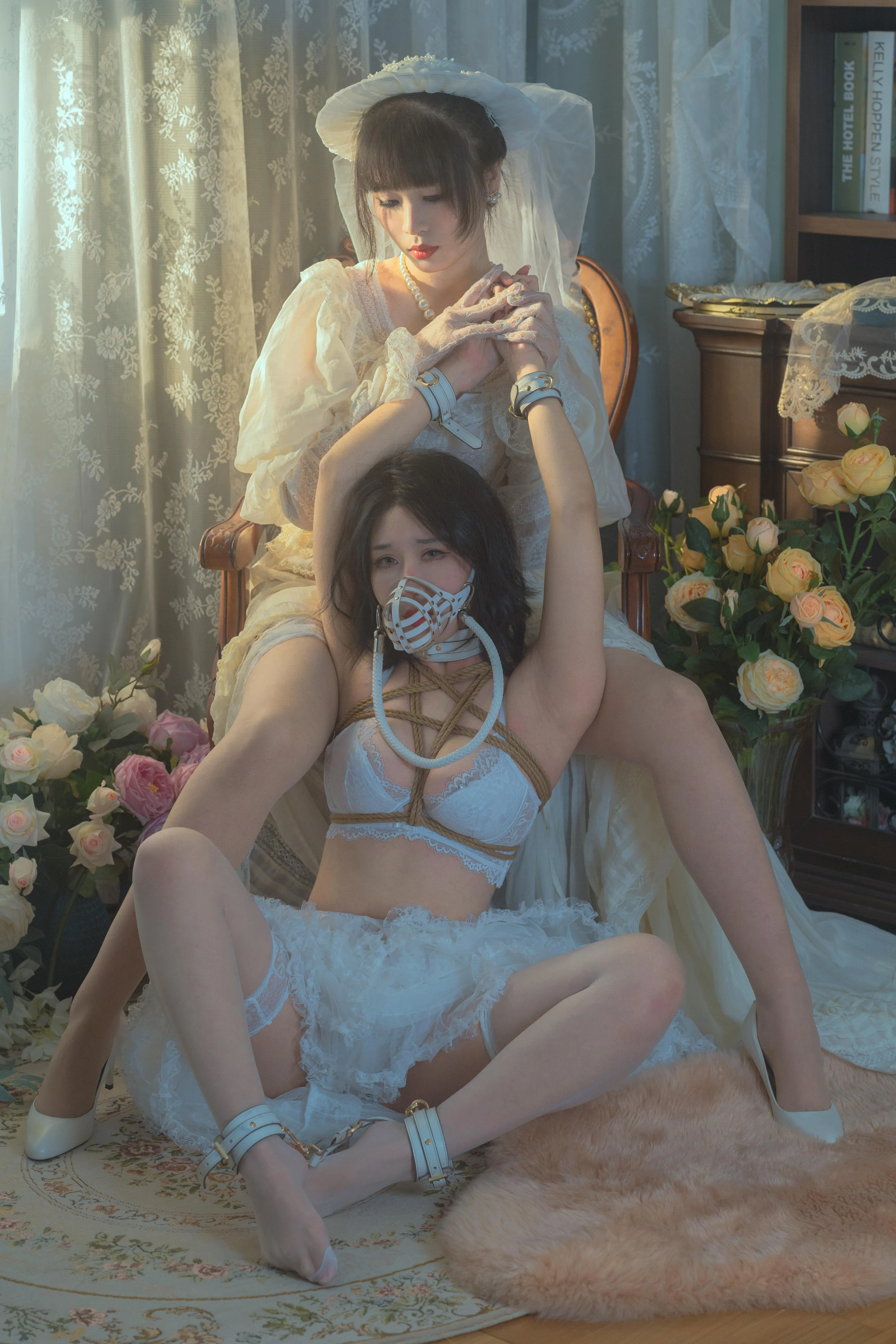 云溪溪 – NO.48 奶桃 花吟系列 [150P]插图8