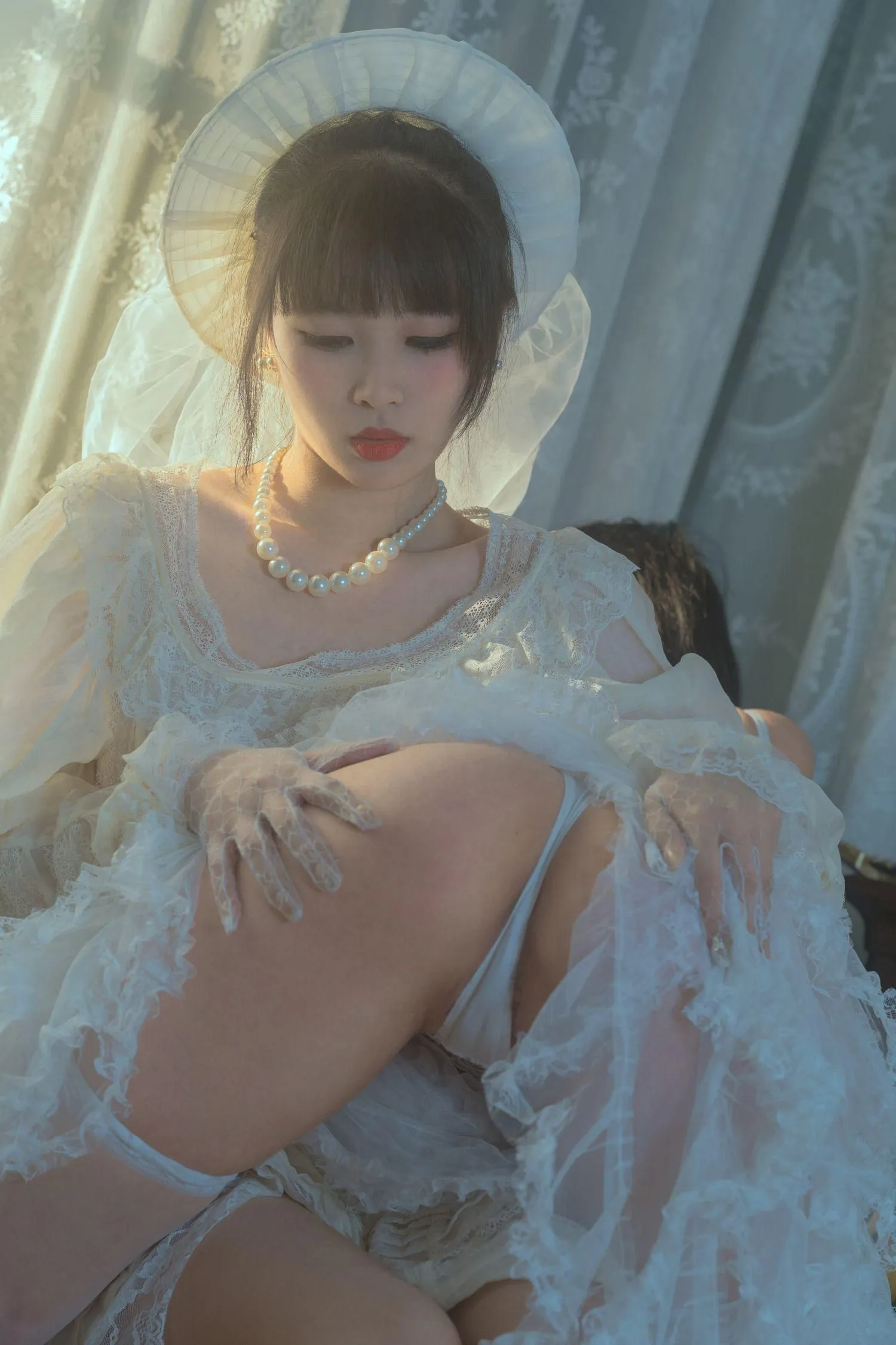 云溪溪 – NO.48 奶桃 花吟系列 [150P]插图1