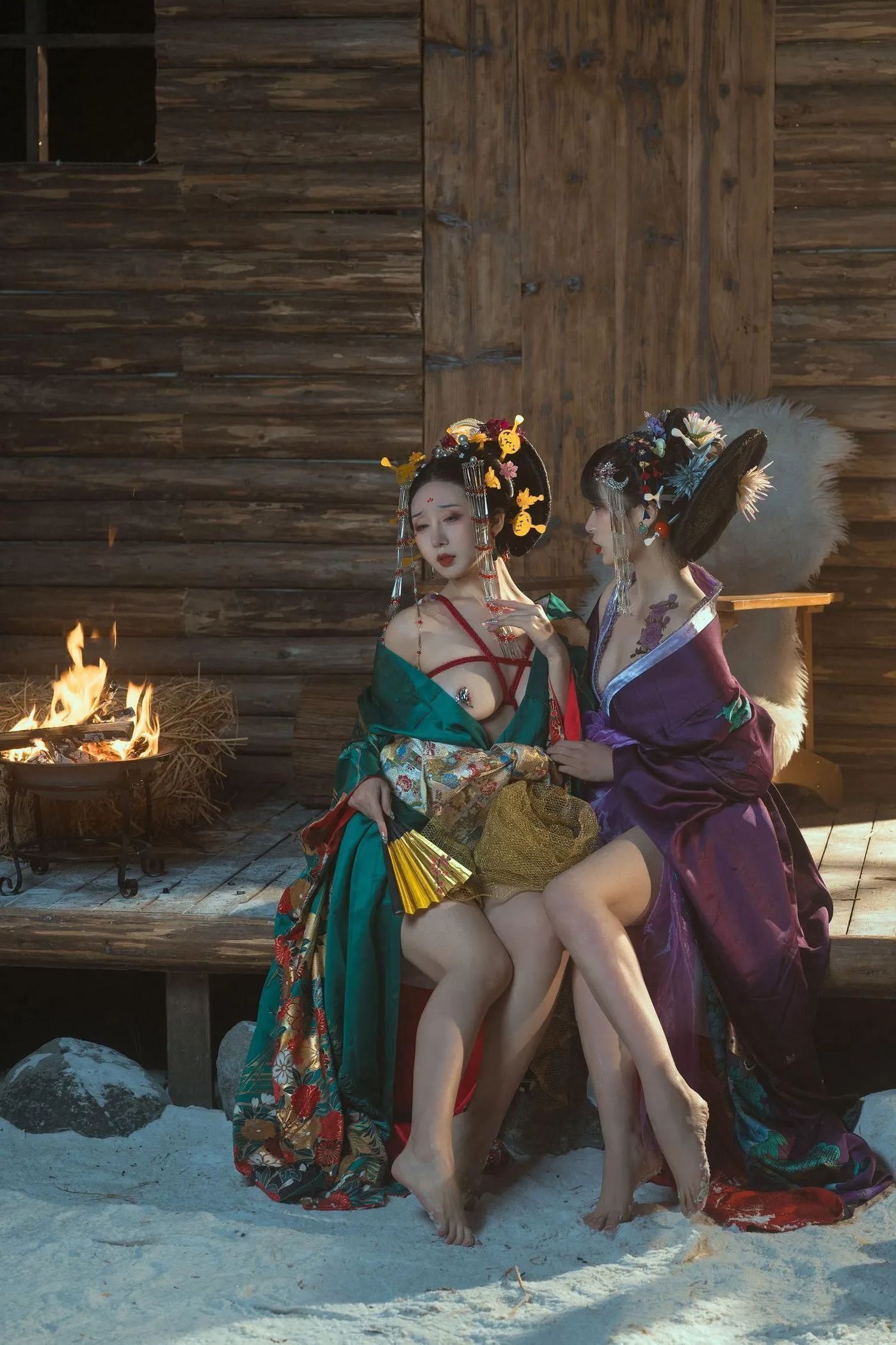 云溪溪 – NO.48 奶桃 花吟系列 [150P]插图