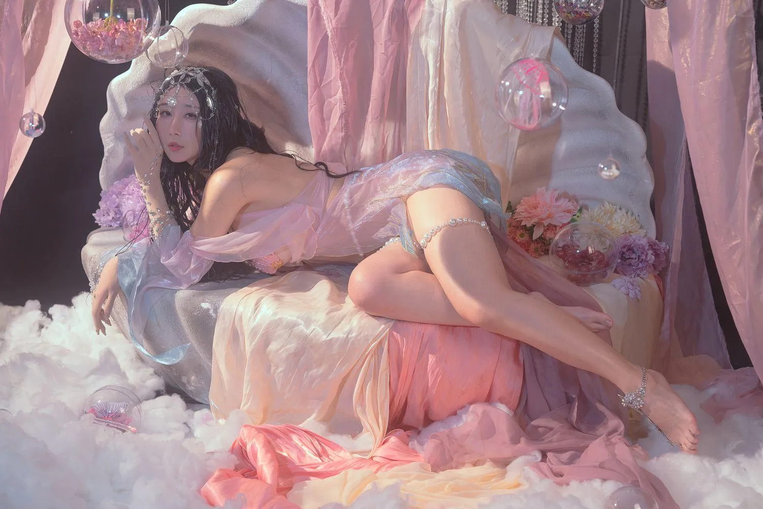 云溪溪 – NO.50 奶桃 海的女儿 [40P]插图9