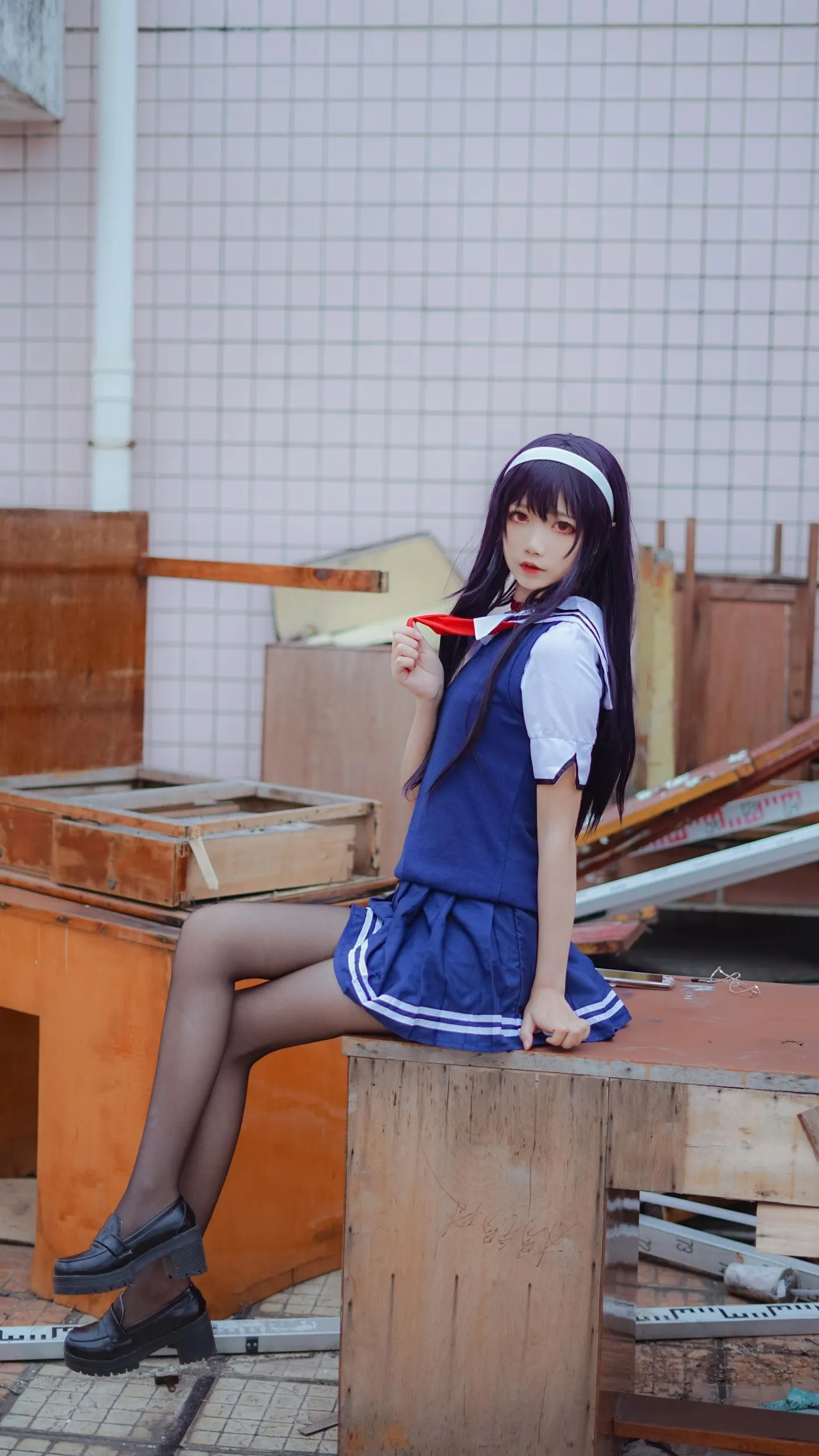 五更百鬼 – NO.34 学姐校服 [25P]插图7