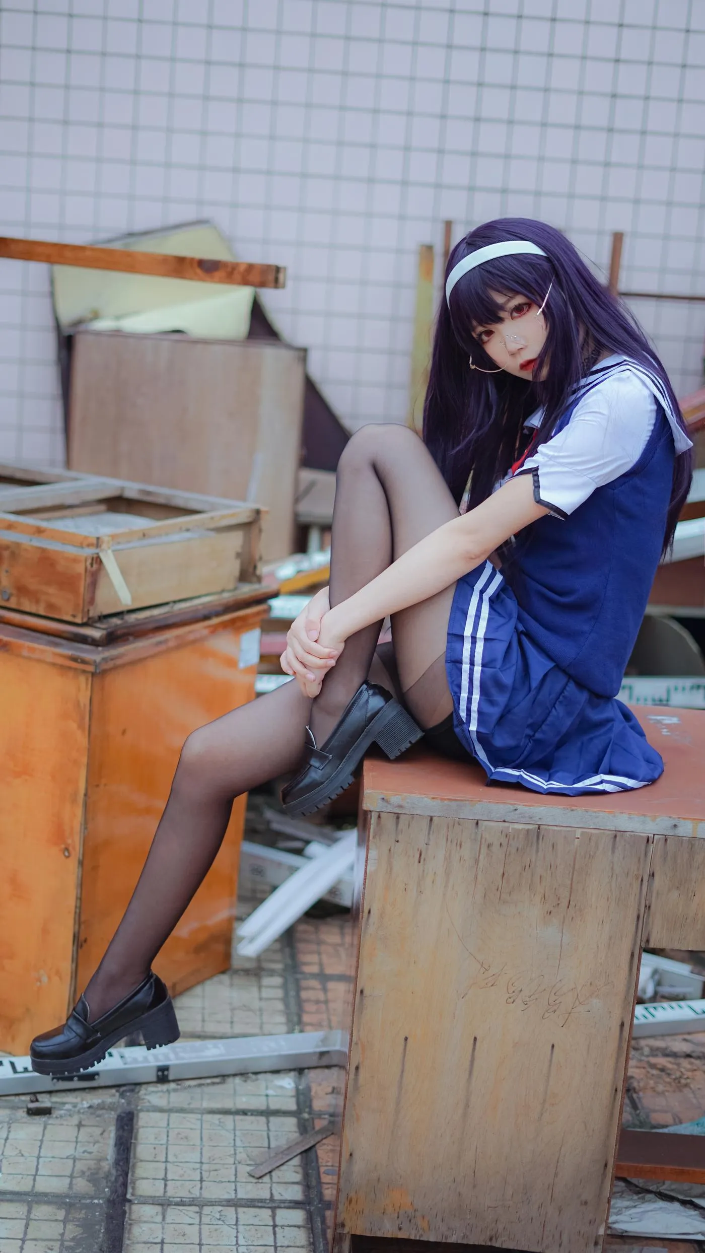 五更百鬼 – NO.34 学姐校服 [25P]插图9