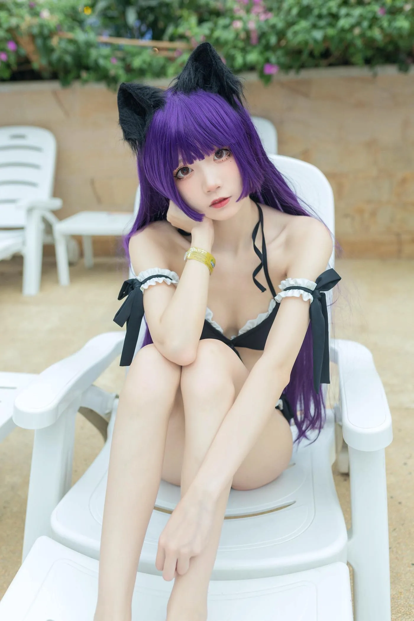 五更百鬼 – NO.36 黑猫泳装 [12P]插图1