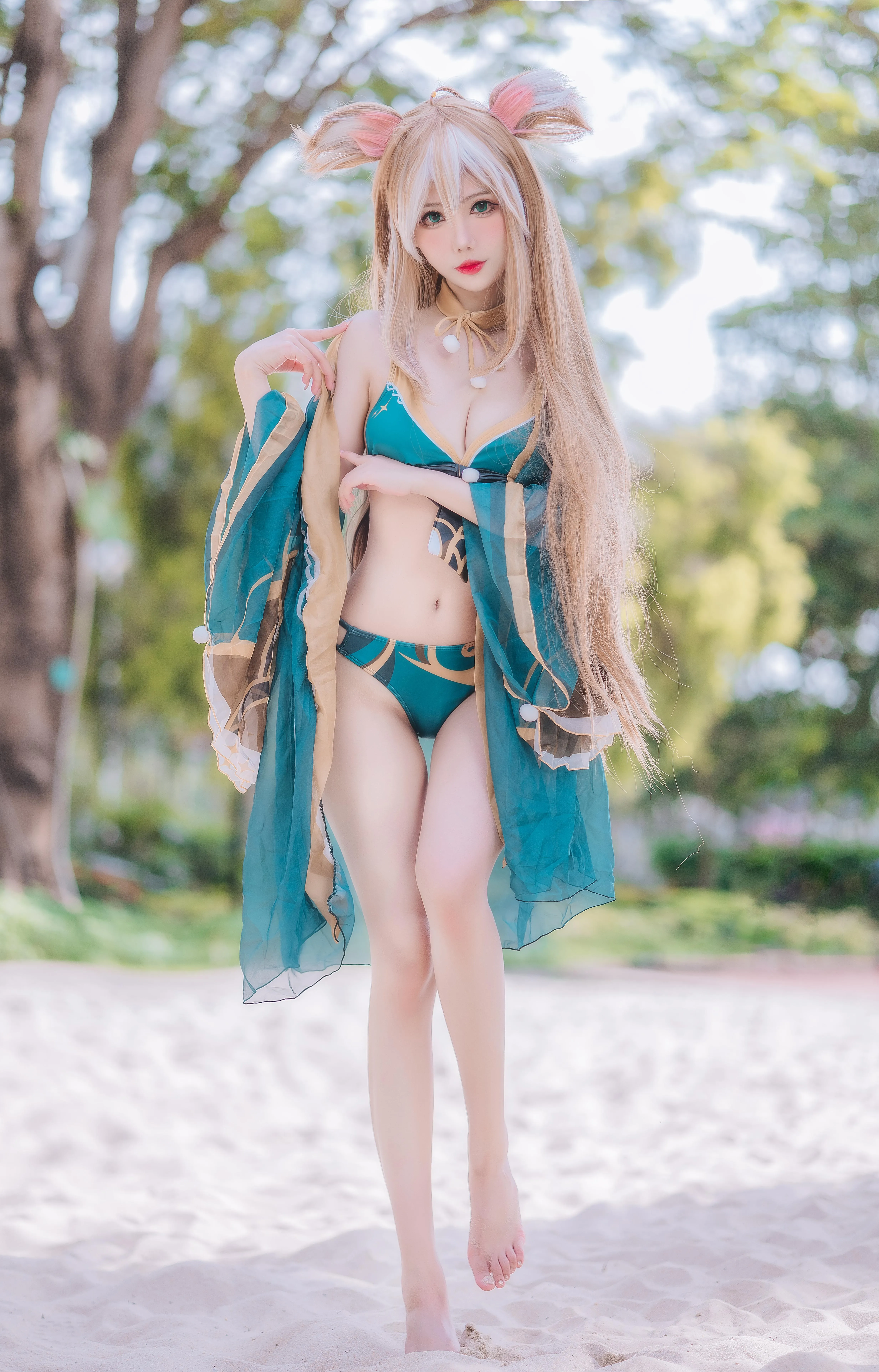 仙女月 – NO.09 泽月希娜小姐泳装 [15P]插图5