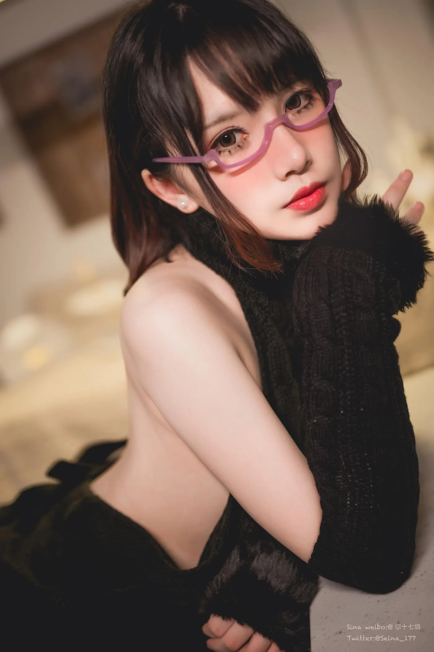你十七鸽 – NO.02 宿醉毛衣 [41P]插图8