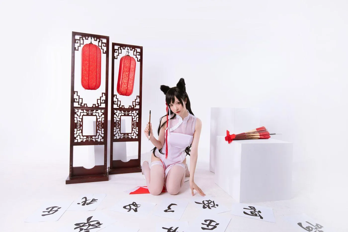 南宫 – NO.82 高雄爱宕旗袍 南宫牙妹双人 [25P]插图1
