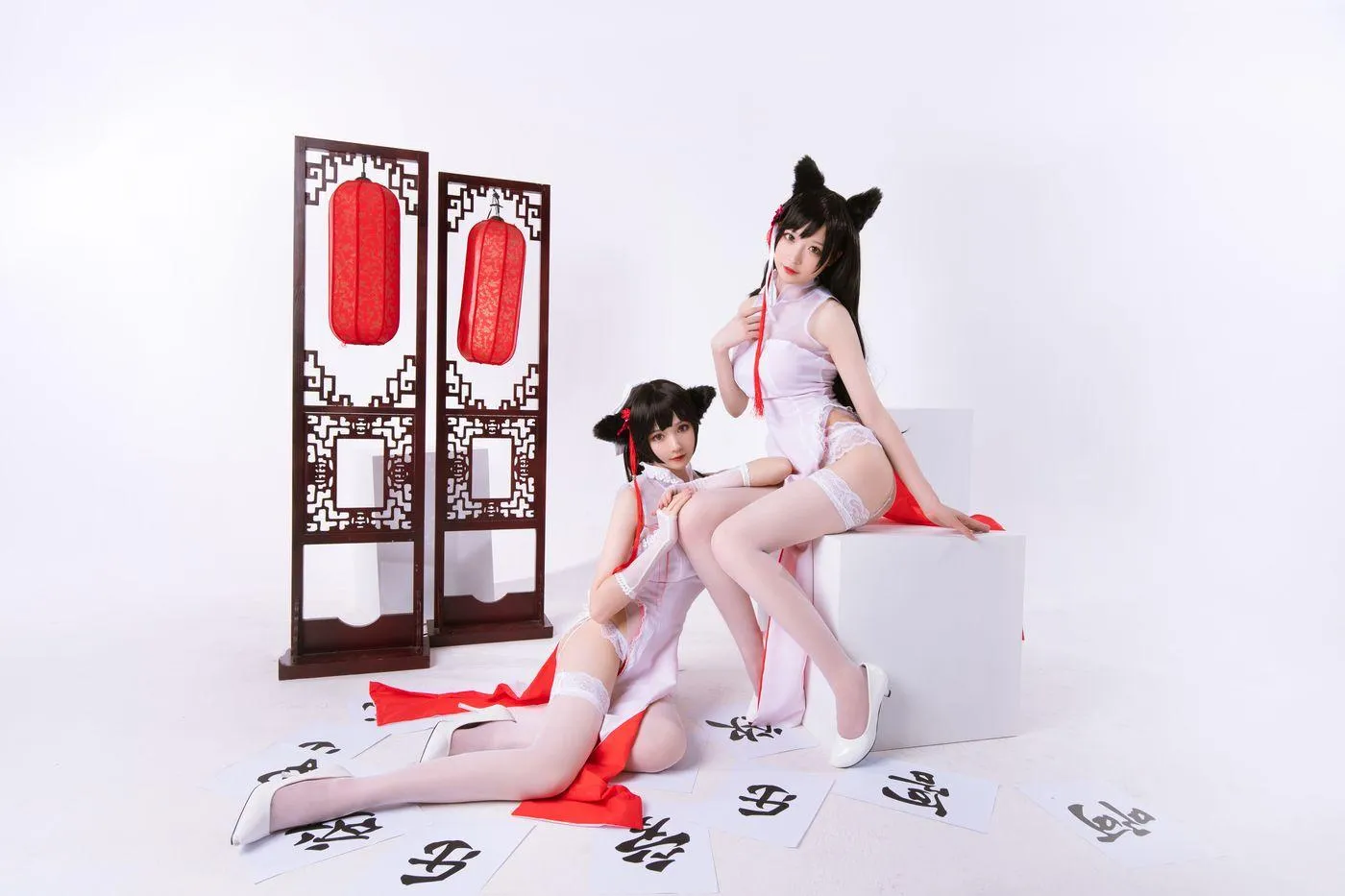 南宫 – NO.82 高雄爱宕旗袍 南宫牙妹双人 [25P]插图2
