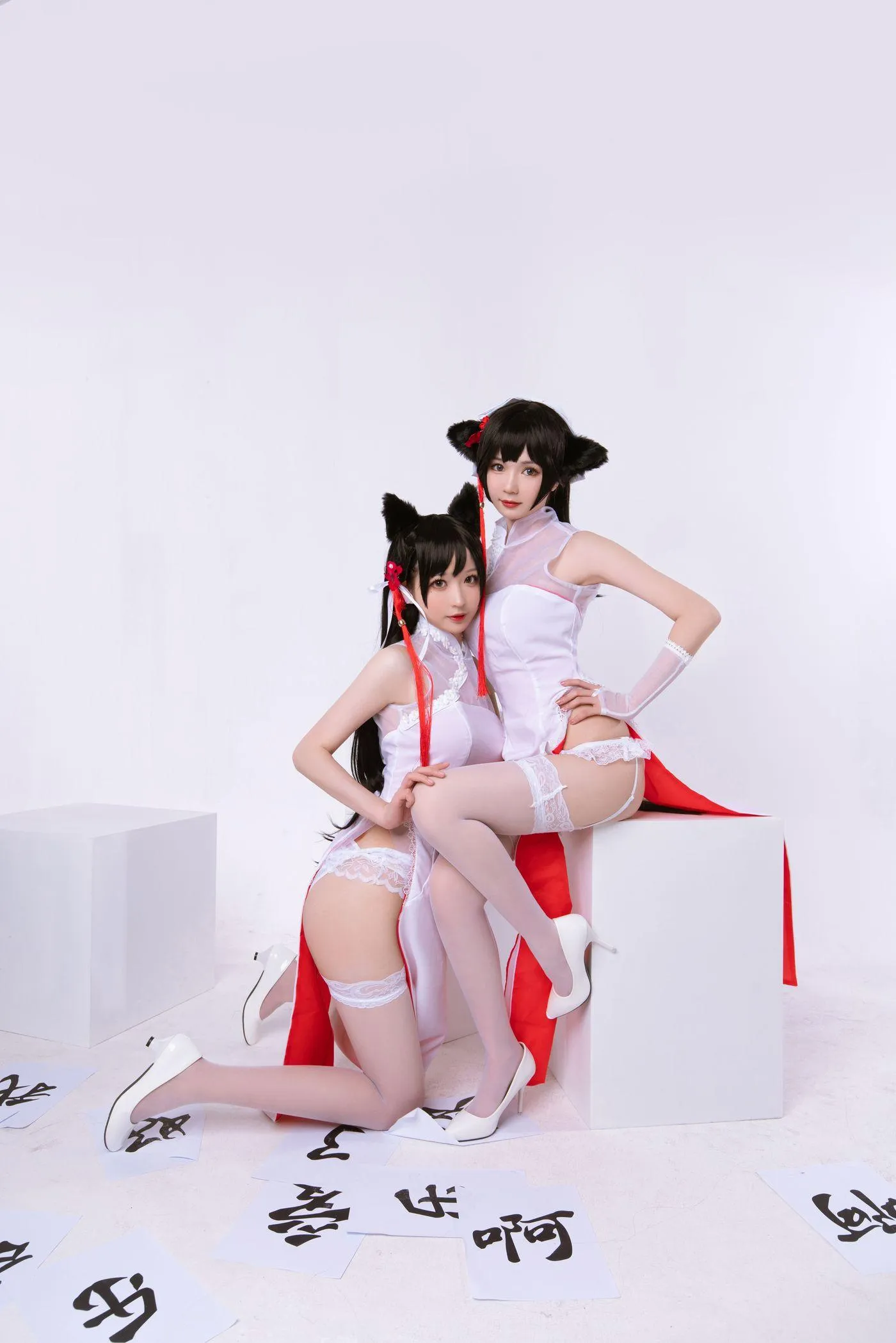 南宫 – NO.82 高雄爱宕旗袍 南宫牙妹双人 [25P]插图6