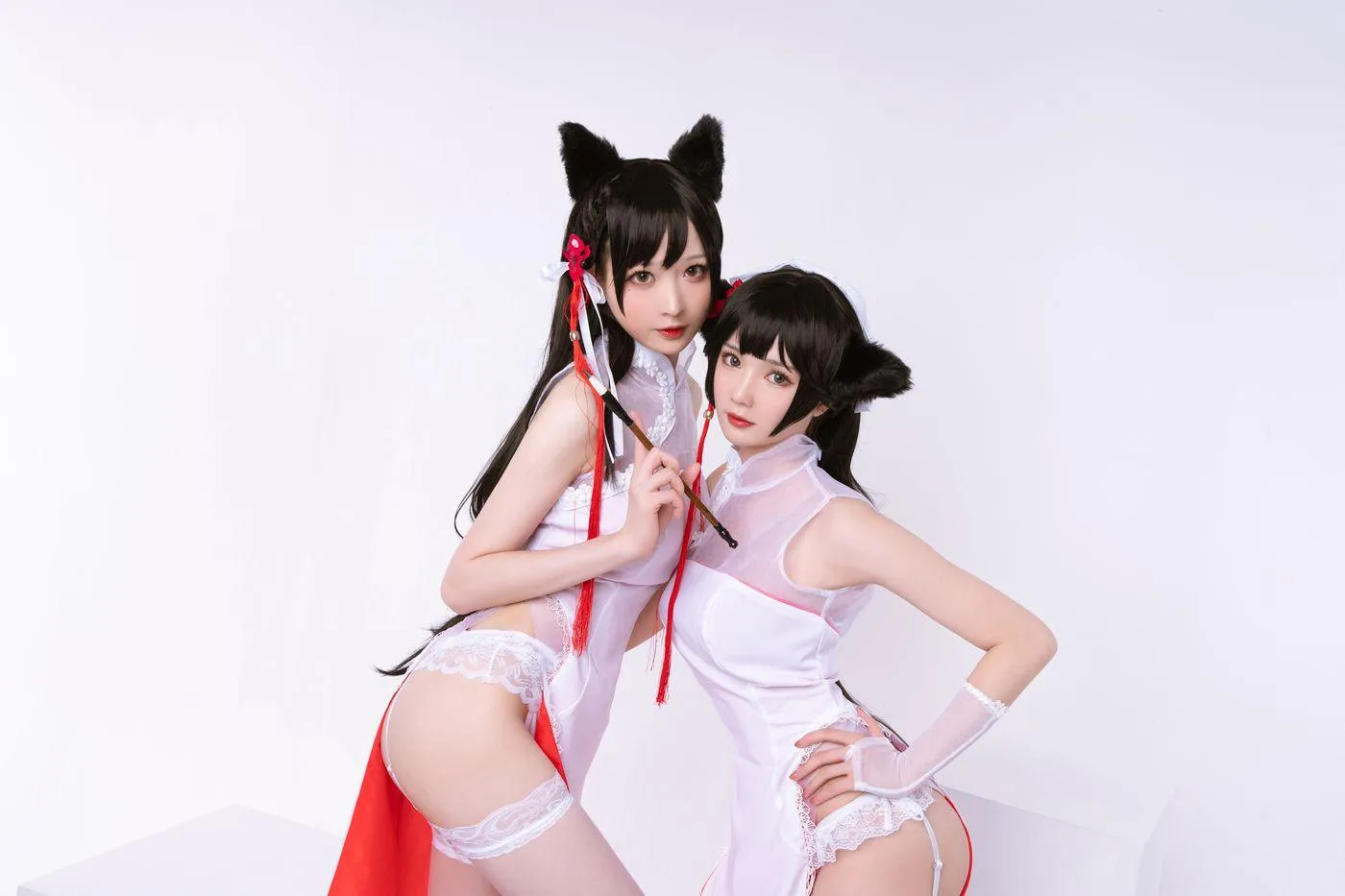 南宫 – NO.82 高雄爱宕旗袍 南宫牙妹双人 [25P]插图4