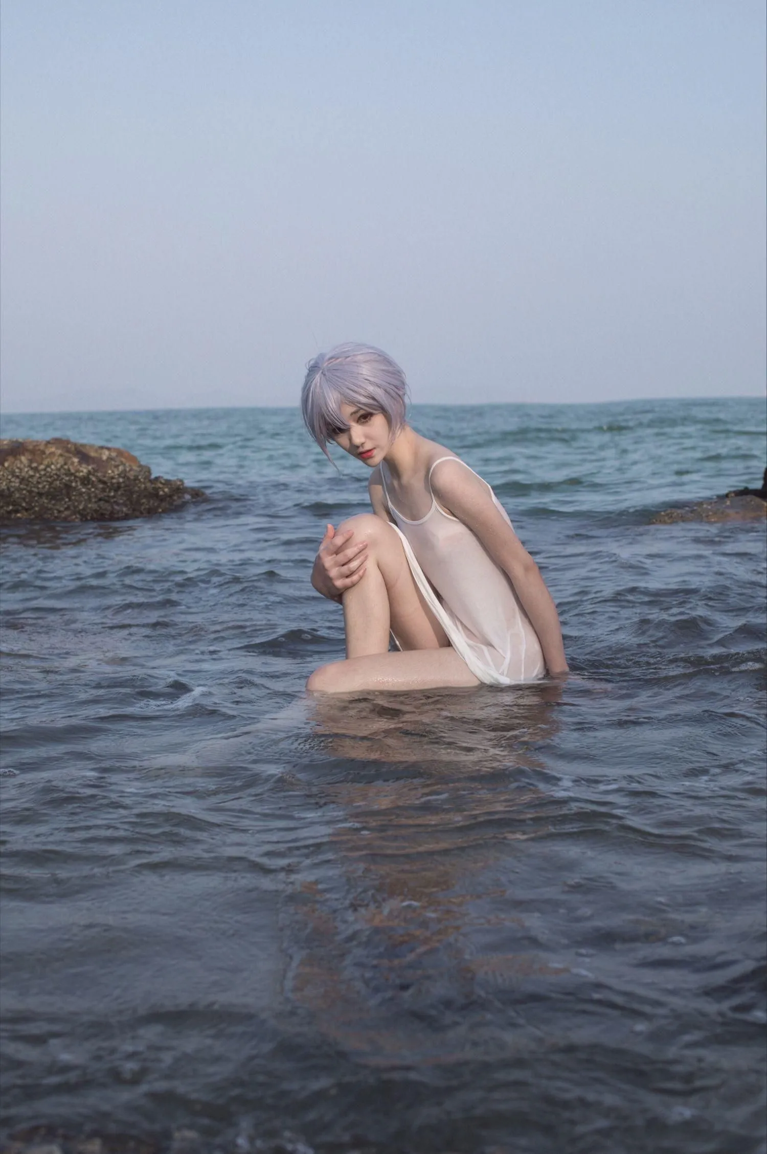 南桃Momoko NO.002 绫波丽白裙 [25P]插图6