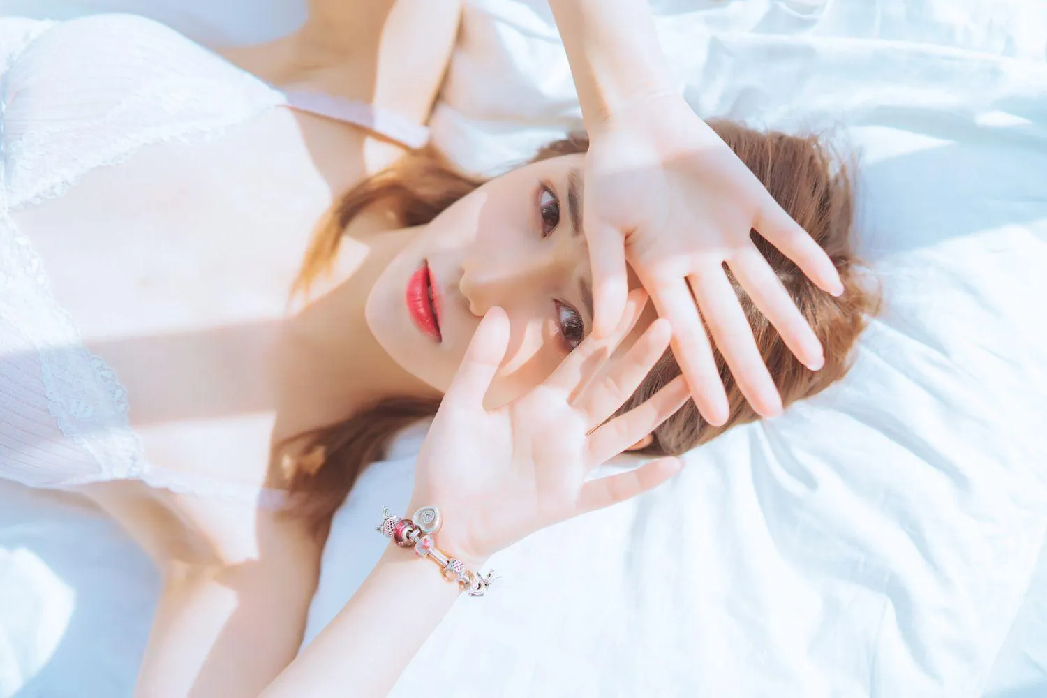 南桃Momoko NO.005 粉色内衣 [25P]插图6