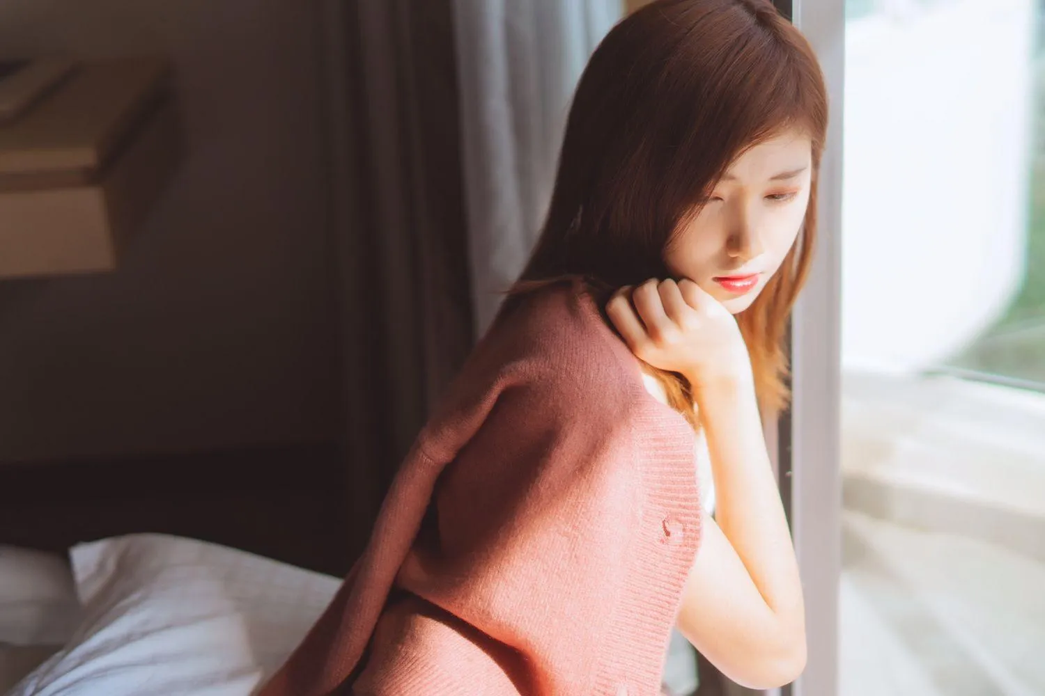 南桃Momoko NO.005 粉色内衣 [25P]插图