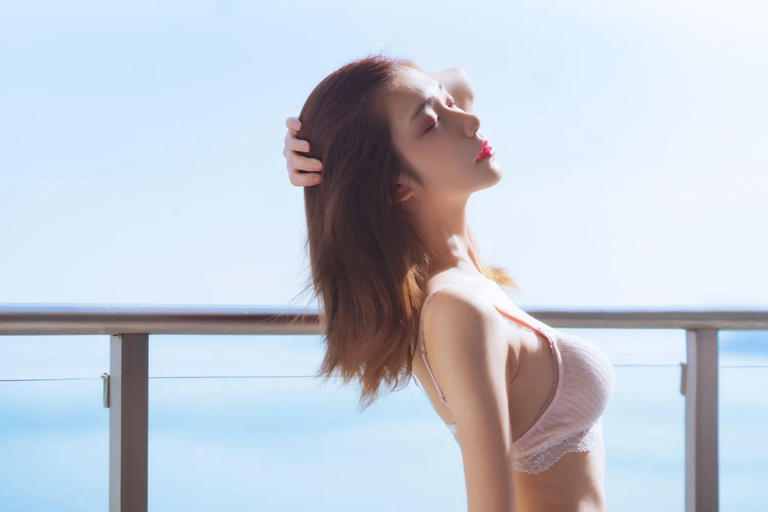 南桃Momoko NO.005 粉色内衣 [25P]插图2