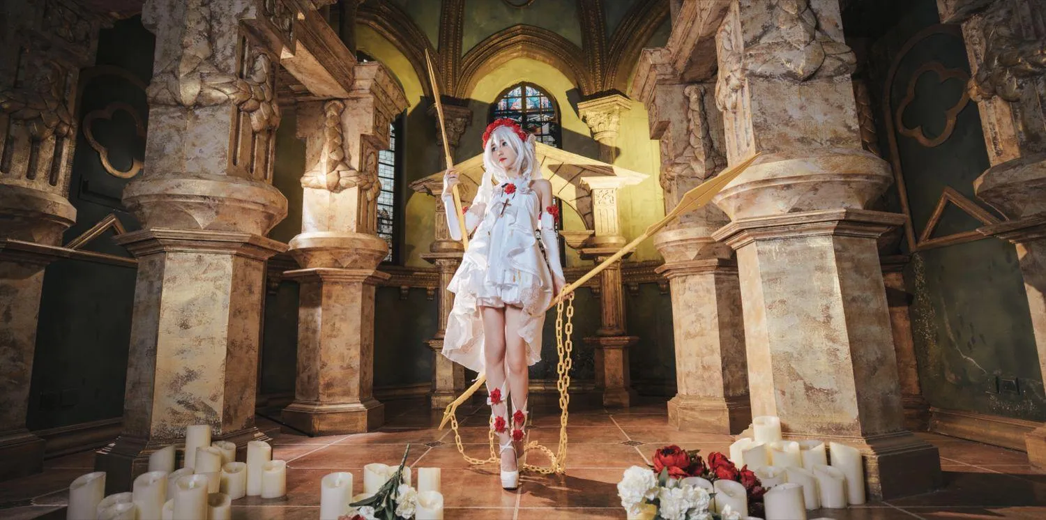 南桃Momoko NO.019 德丽莎花裳月纱 [16P]插图7